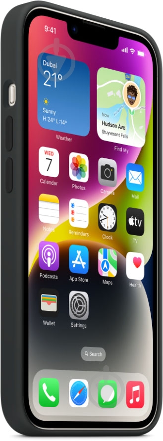 Чехол Apple Silicone Case with MagSafe для iPhone 14 midnight(MPRU3ZE/A) - фото 3
