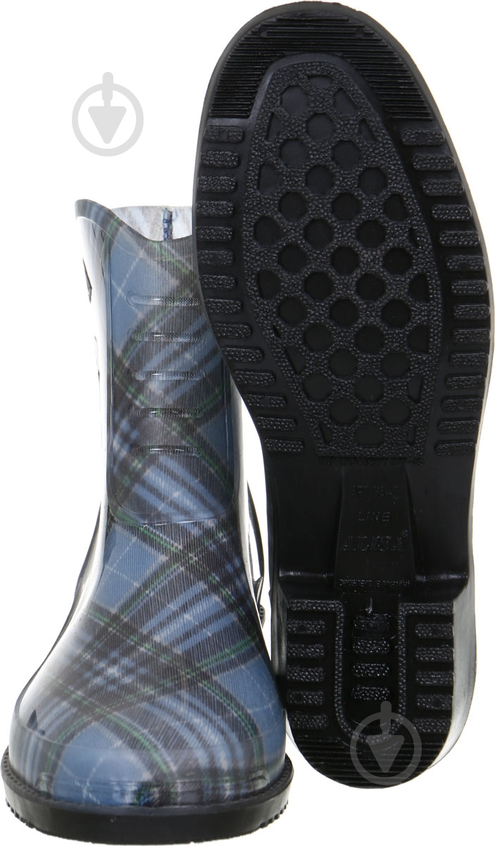 Полусапоги Alisa Line Шотландка р.39 А203 синий - фото 2 Полусапоги Alisa Line Шотландка р.39 А203 синий - фото 2