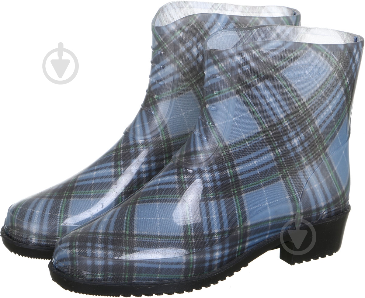 Полусапоги Alisa Line Шотландка р.39 А203 синий - фото 1 Полусапоги Alisa Line Шотландка р.39 А203 синий - фото 1