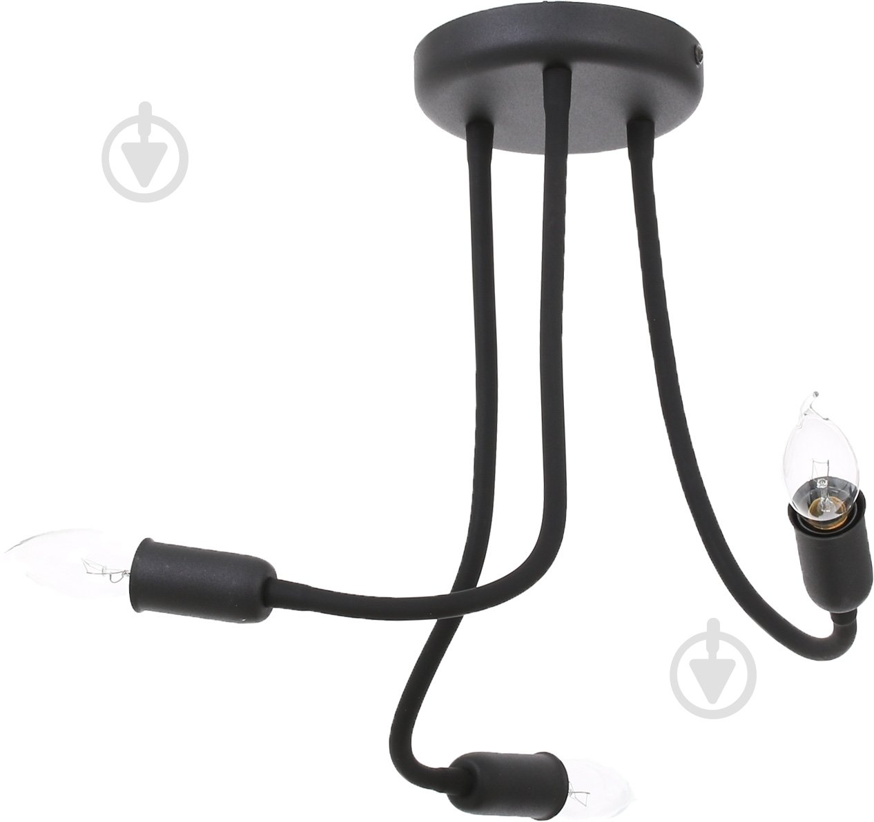 ВІТРИНА! Люстра TK Lighting 2138 3x60 Вт E14 чорний Flex - фото 1