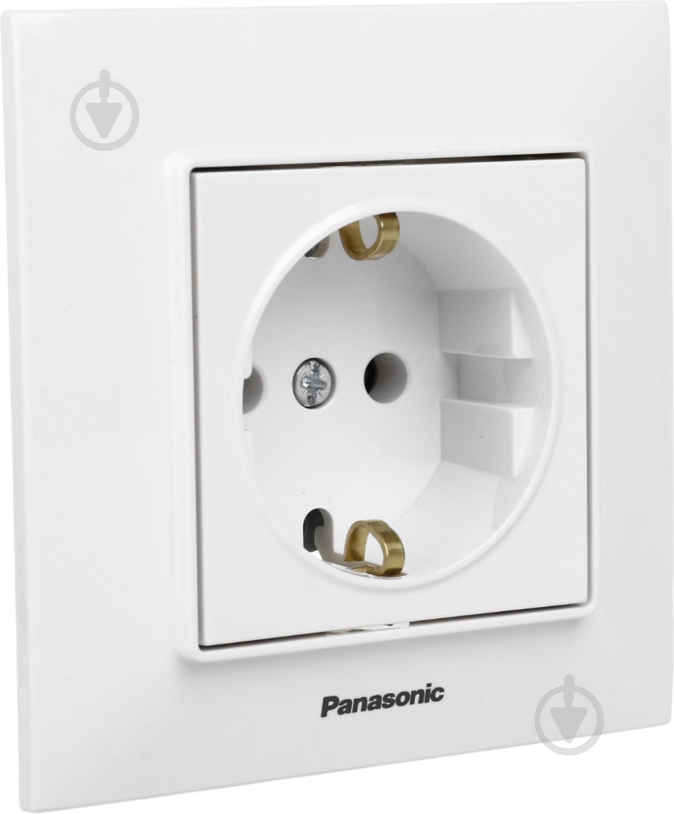 ᐉ Розетка бытовая с заземлением Panasonic Arkedia Slim IP20 белый