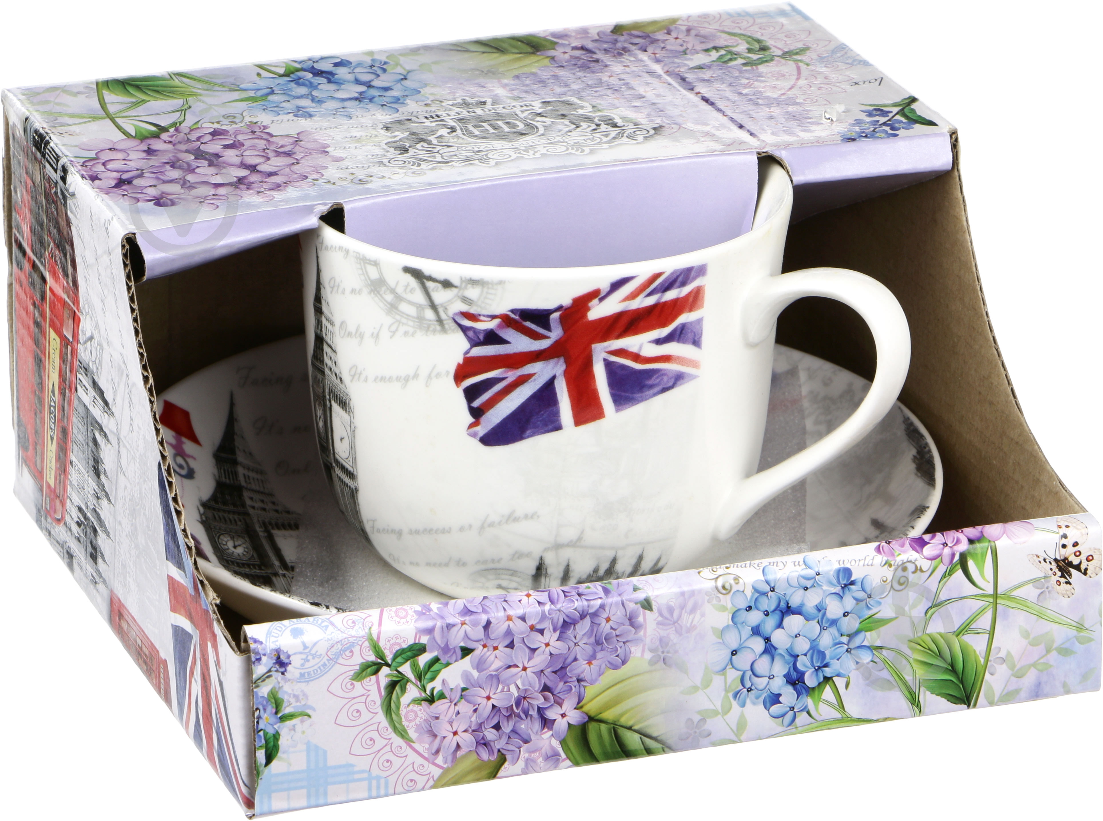 Чашка с блюдцем Город 450 мл 923-001 - фото 4 Чашка с блюдцем Город 450 мл 923-001 - фото 4