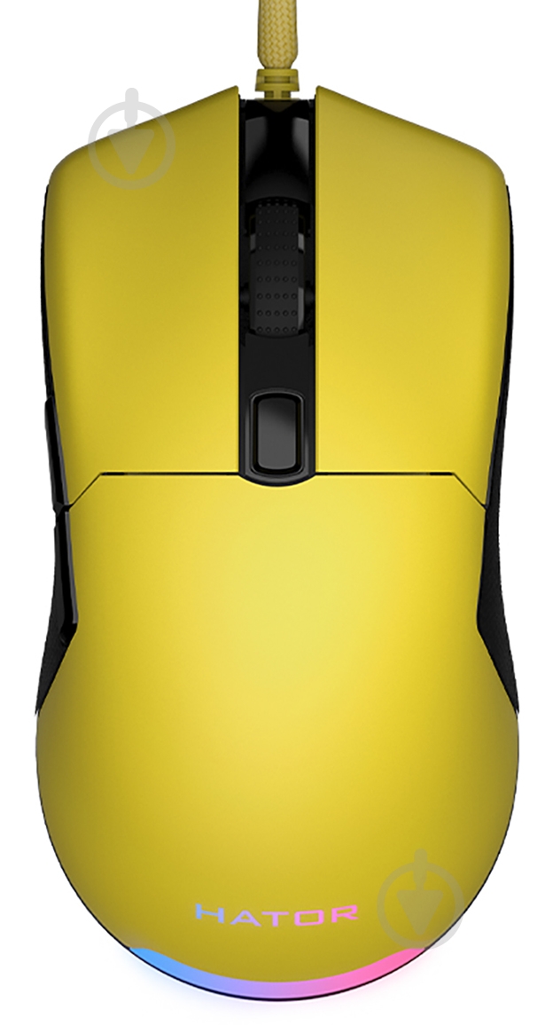 Мышь Hator Pulsar Essential yellow (HTM-308) - фото 1