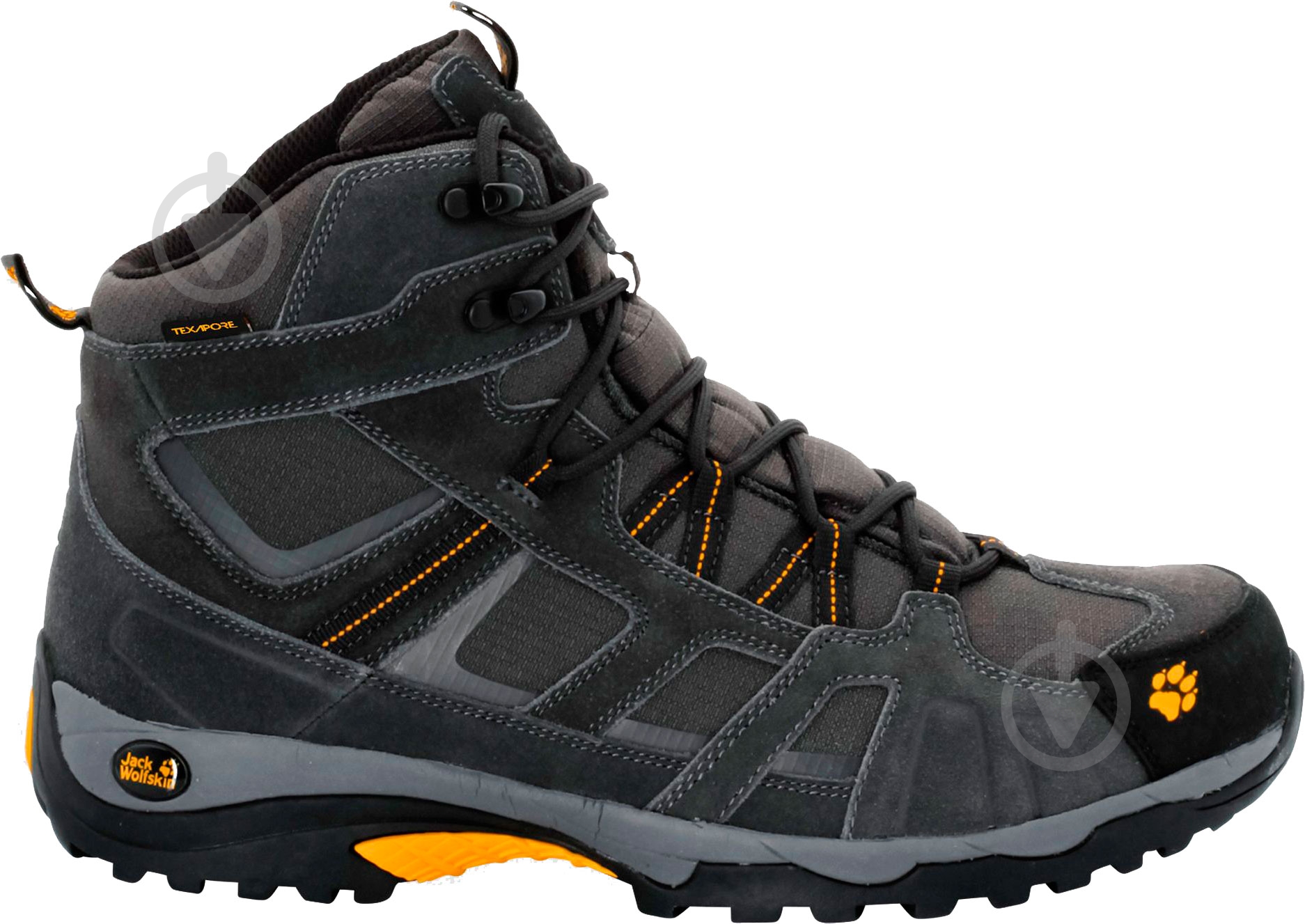 Черевики Jack Wolfskin VOJO HIKE MID TEXAPORE MEN 4011361-3800 р.12 сірий - фото 3