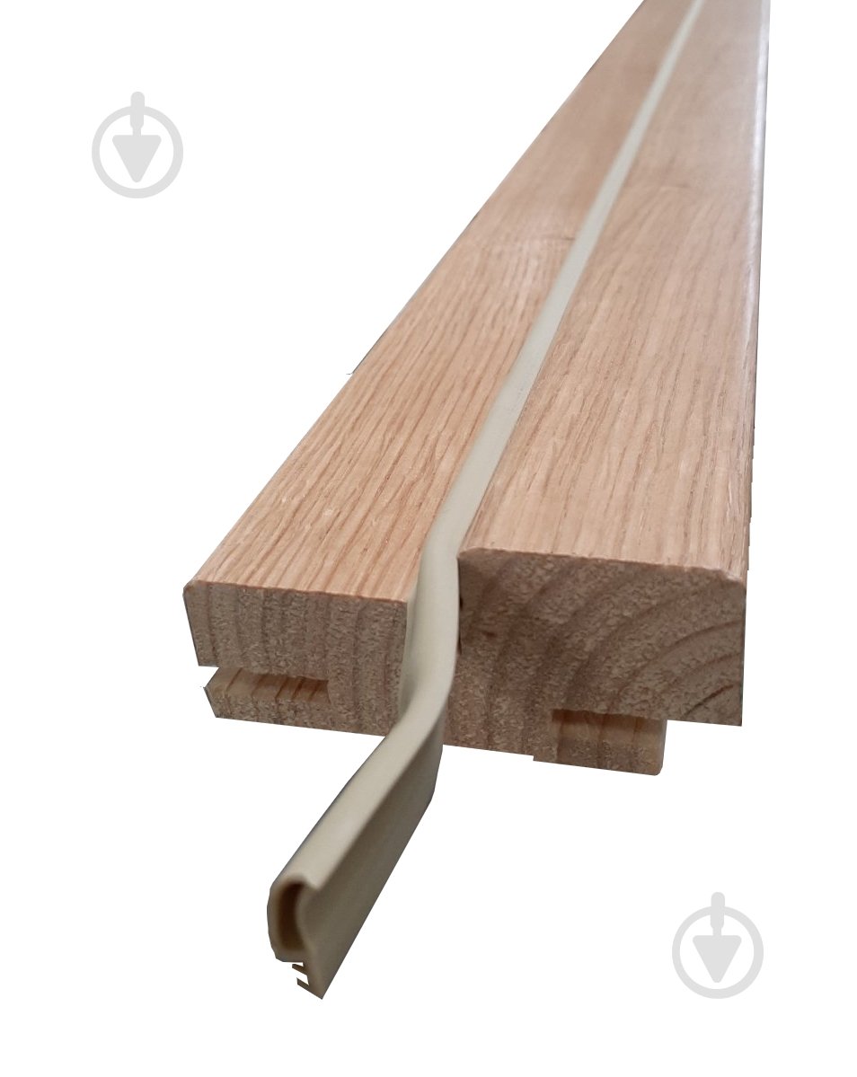 Стойка дверной коробки Термінус шпонированная плоская телескоп 2100х80 мм дуб светлый - фото 1