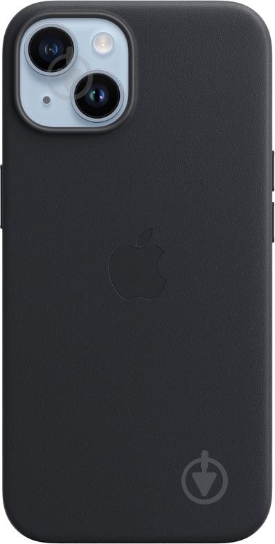 Чехол Apple Leather Case with MagSafe для iPhone 14 midnight (MPP43ZM/A) - фото 1