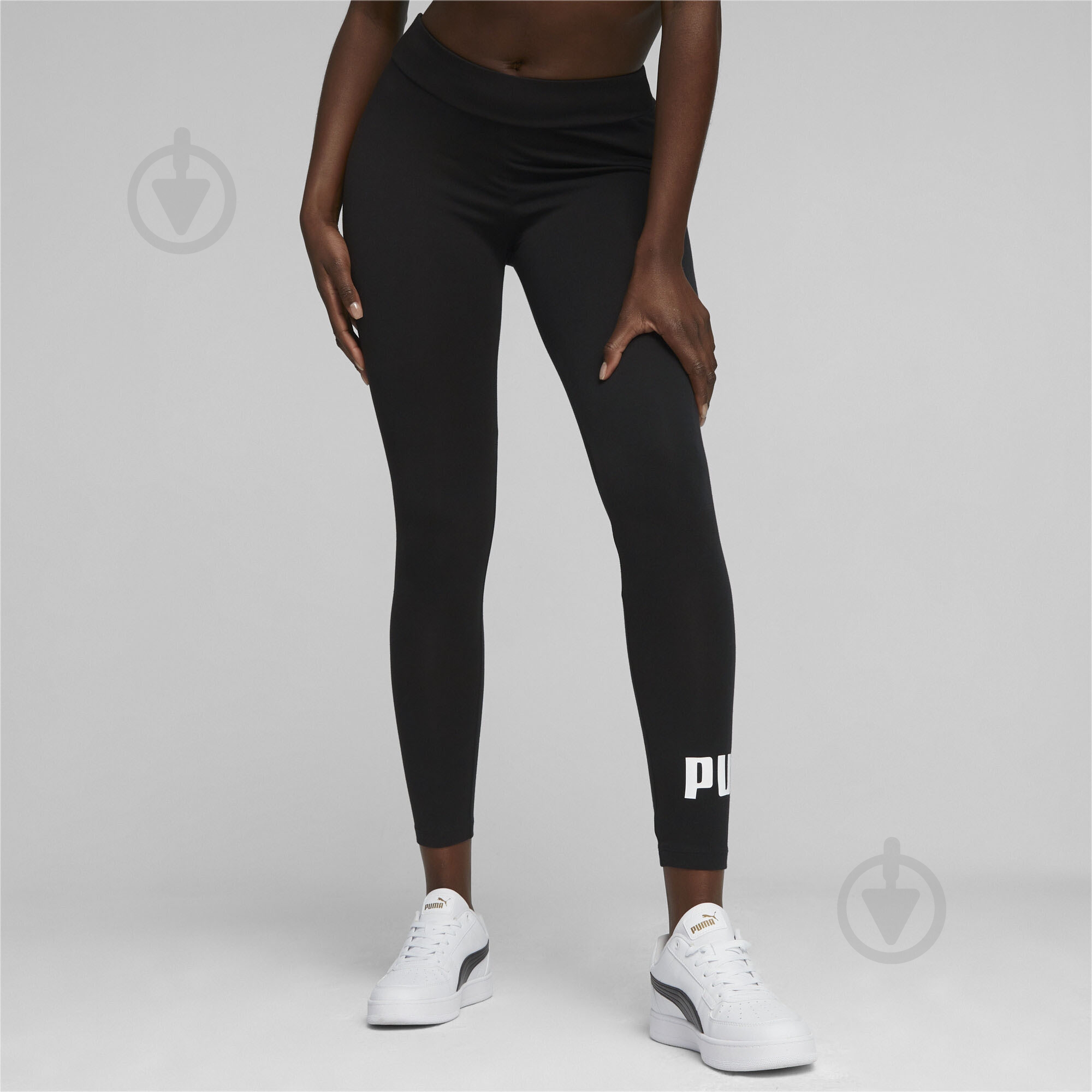 Лосины Puma ESS LOGO LEGGINGS 58683201 р.XL черный - фото 4