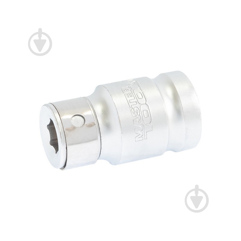 Переходник MasterTool 1/2" квадрат - 1/2" шестигранник 38 мм CRV 1 шт. 78-0088 - фото 1 Переходник MasterTool 1/2" квадрат - 1/2" шестигранник 38 мм CRV 1 шт. 78-0088 - фото 1