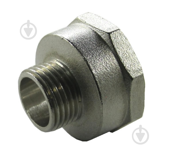 Переход ВН Water House 3/4"в-1/2"н никель Премиум - фото 1 Переход ВН Water House 3/4"в-1/2"н никель Премиум - фото 1