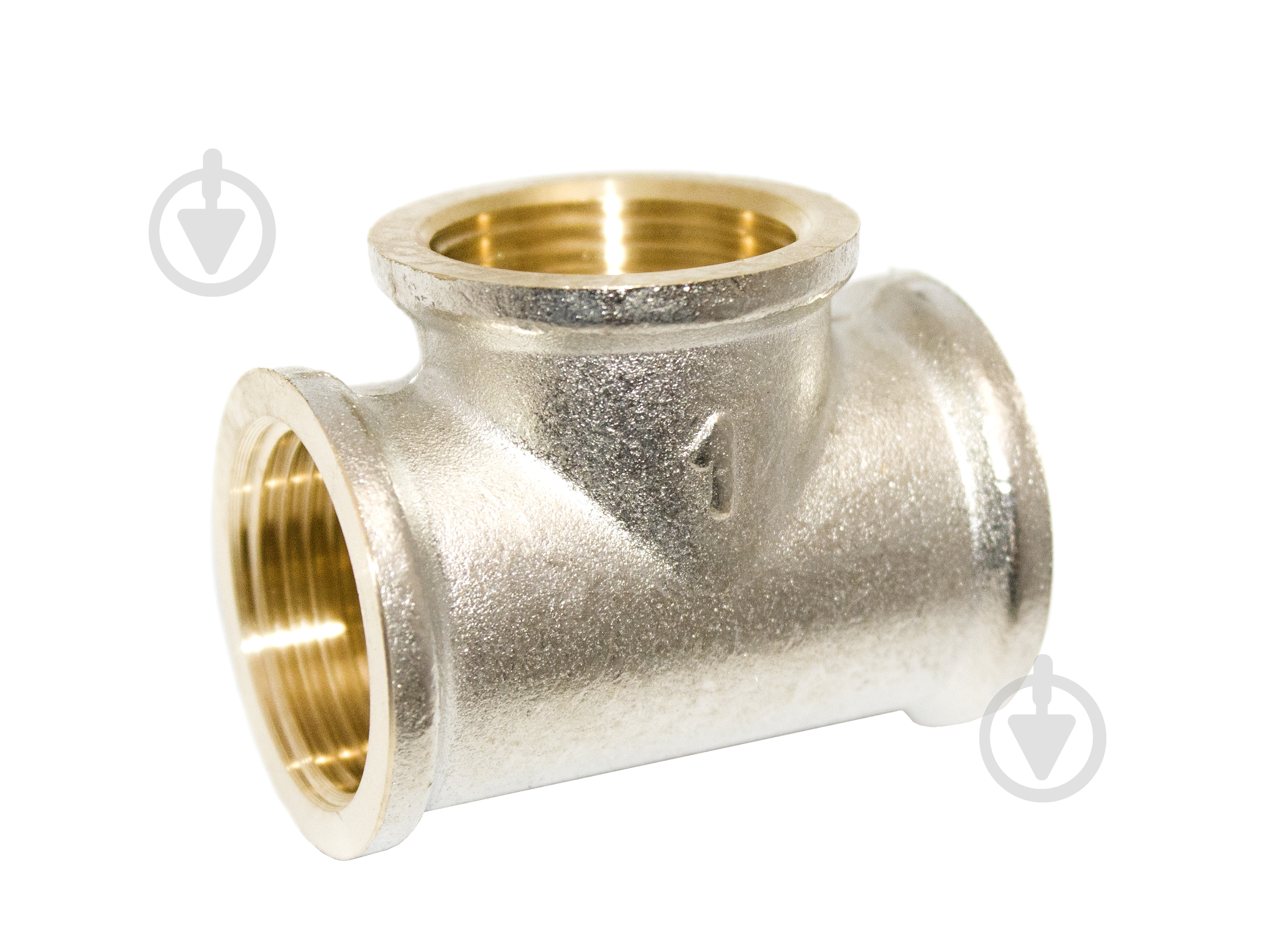 Трійник ВВВ Water House 1" нікель Преміум - фото 1