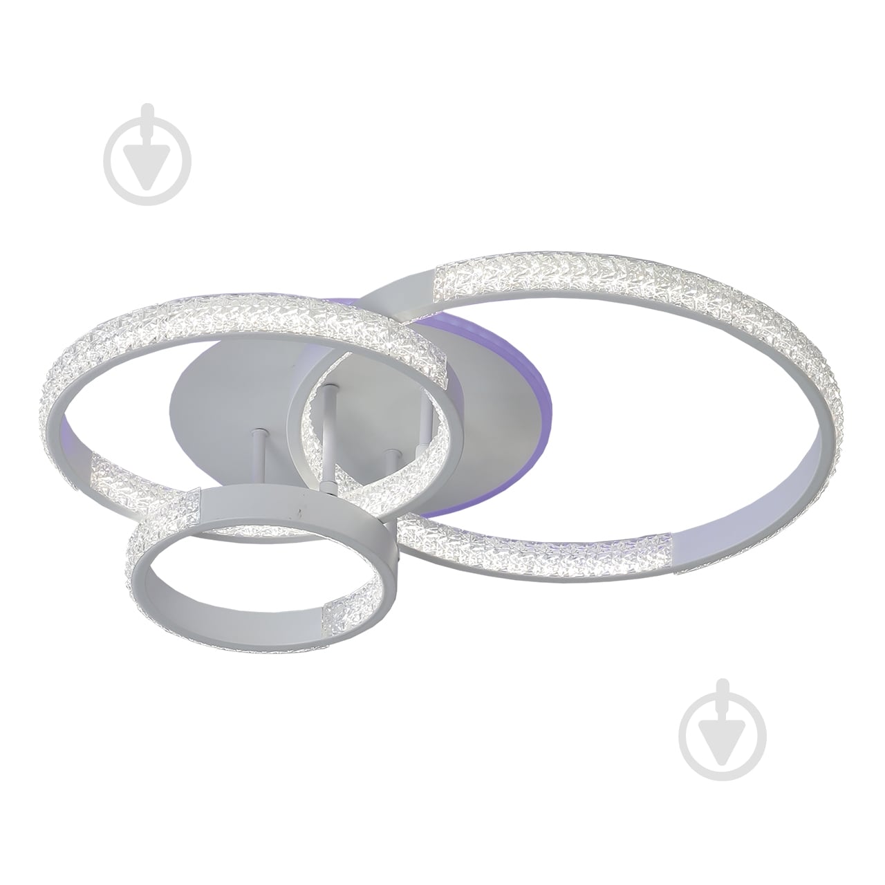 Люстра стельова Eurolamp 75 Вт LED-модуль білий LED-LR-75-M17(white) - фото 2