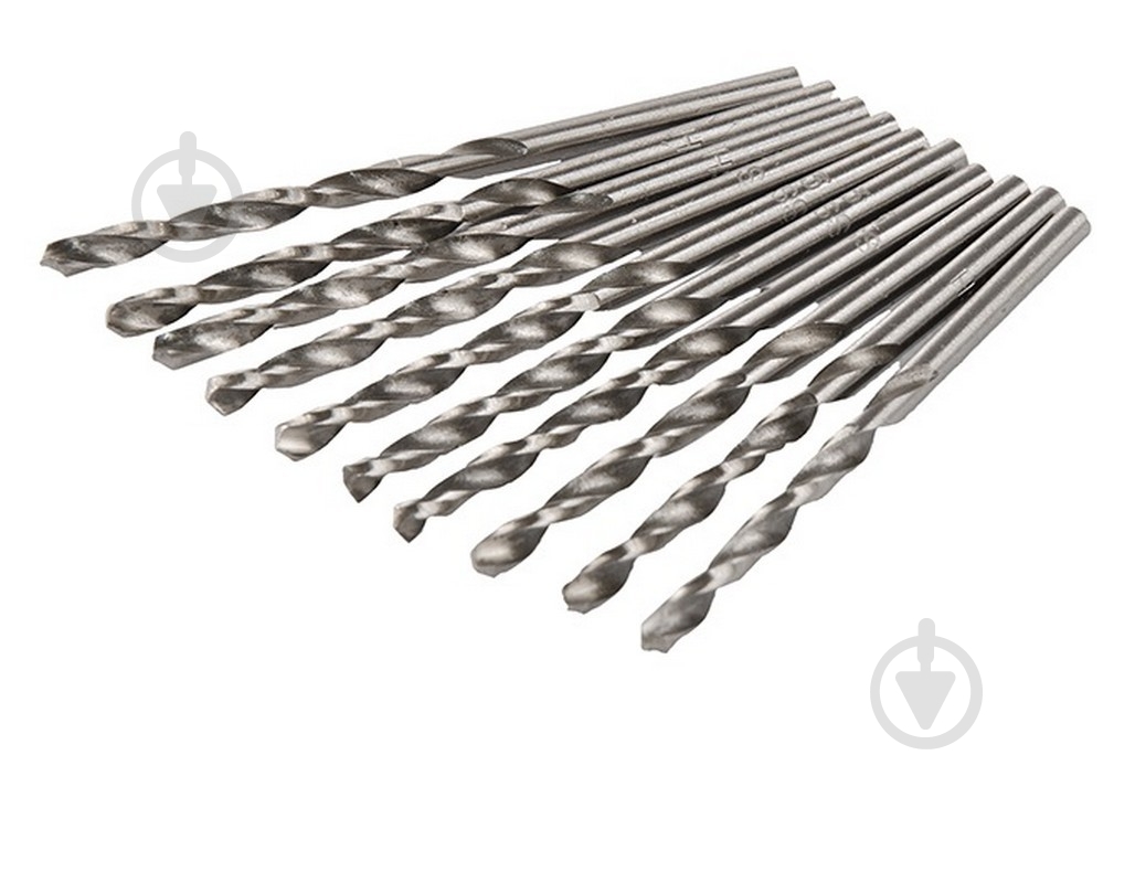 Свердло по металу MasterTool HSS 1,0x34 мм White 1 шт. 10-1010 - фото 1 Свердло по металу MasterTool HSS 1,0x34 мм White 1 шт. 10-1010 - фото 1