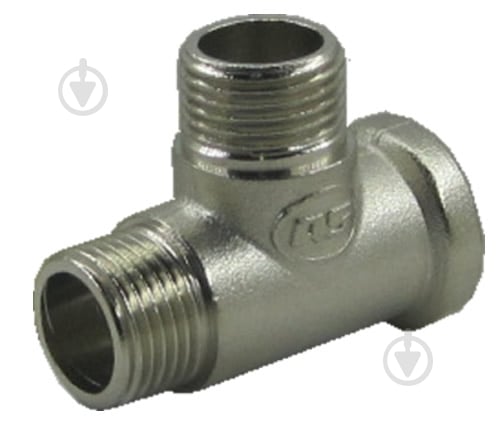 Трійник ВЗЗ Water House 1/2" нікель Преміум - фото 1