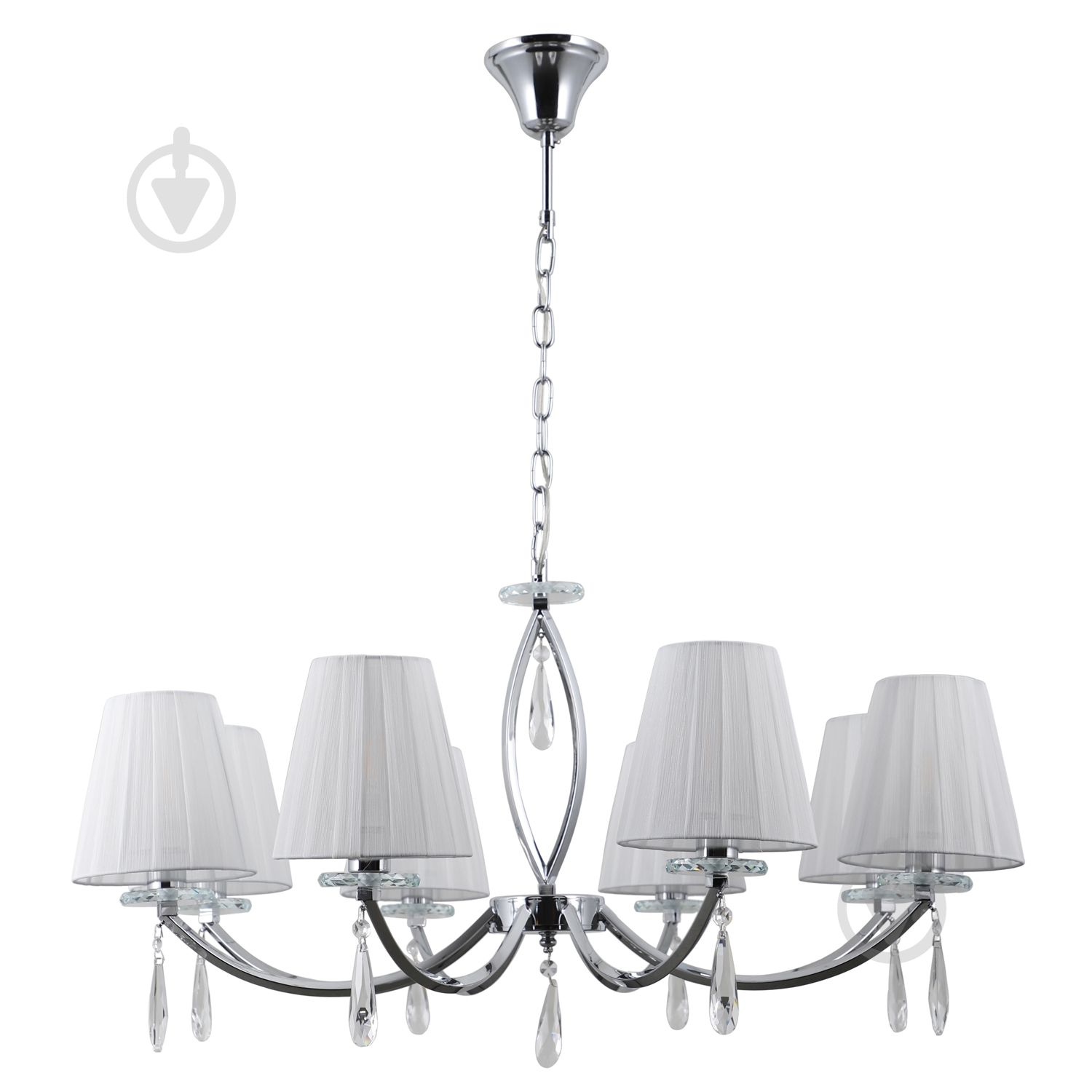 ВИТРИНА! Люстра Victoria Lighting 8x40 Вт E14 хром Chanel/SP8 - фото 1 ВИТРИНА! Люстра Victoria Lighting 8x40 Вт E14 хром Chanel/SP8 - фото 1
