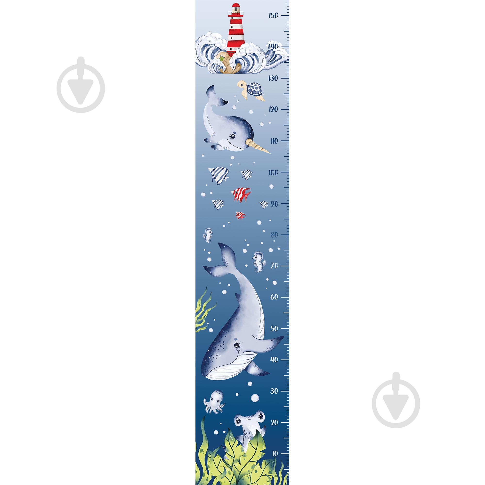 Ростомер Lipastick Морские обитатели 155x30 см 72022011 - фото 1