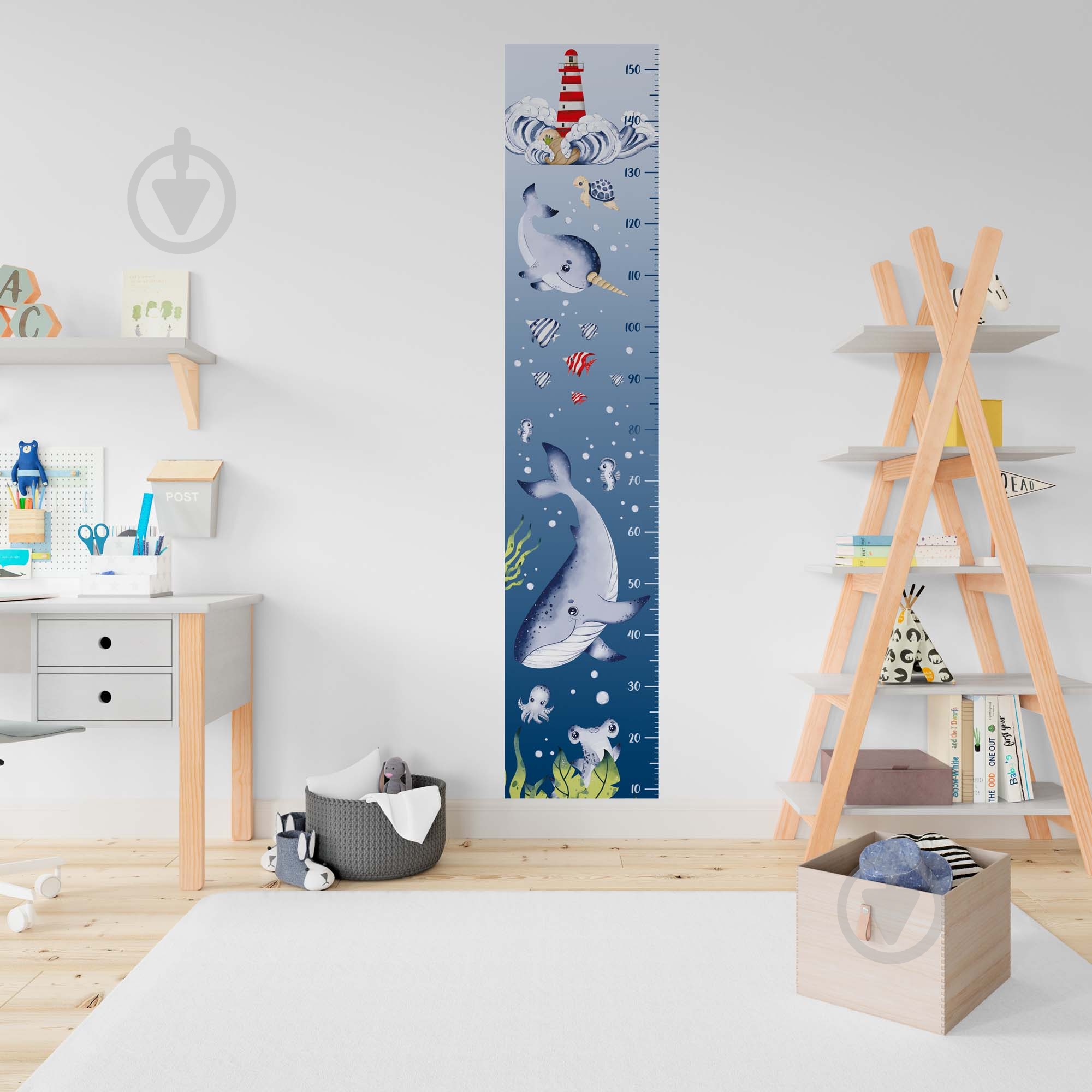 Ростомер Lipastick Морские обитатели 155x30 см 72022011 - фото 7