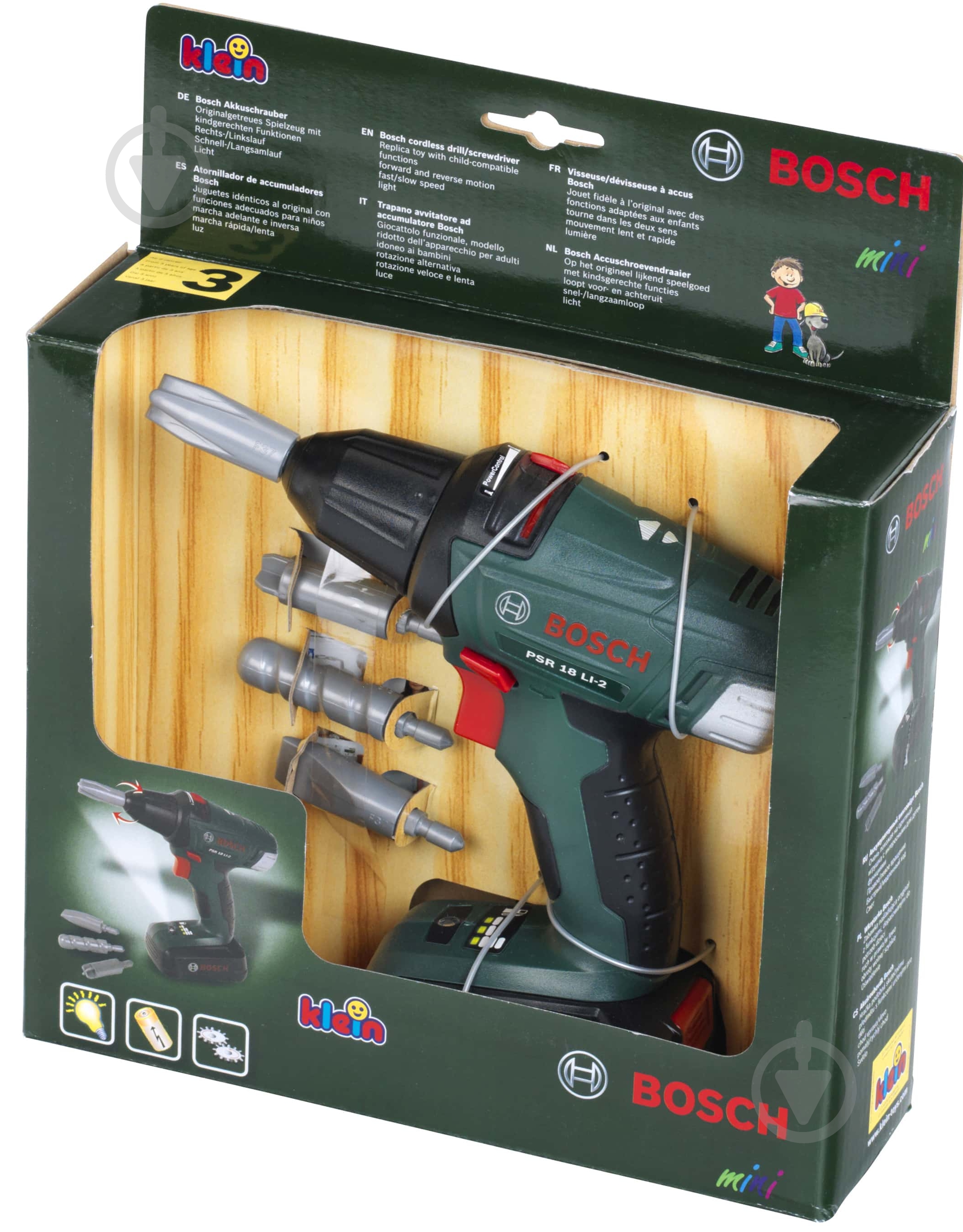 Іграшковий набір Klein Шуруповерт Bosch 8567 - фото 1