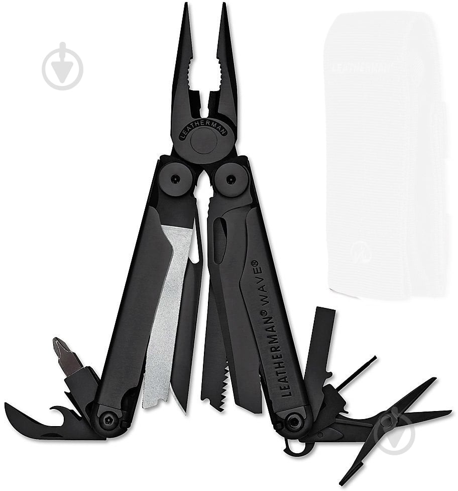 Мультиинструмент Leatherman Wave-Black-Molle 831331 - фото 1 Мультиинструмент Leatherman Wave-Black-Molle 831331 - фото 1