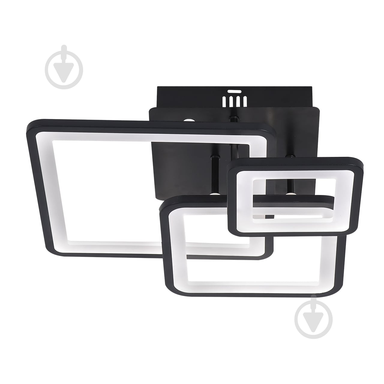 Люстра стельова Eurolamp 65 Вт LED-модуль чорний LED-LS-65-M20(black) - фото 3