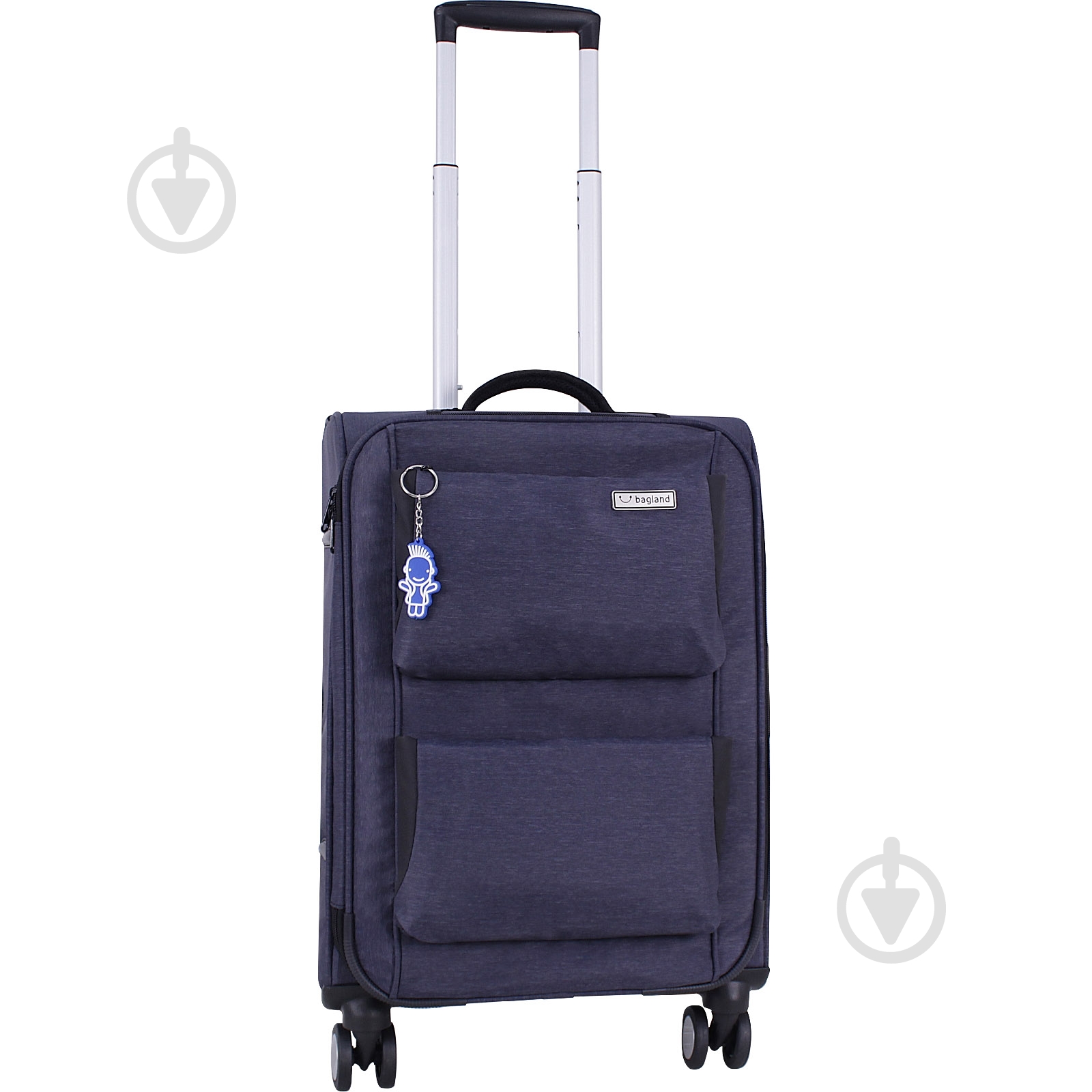 Чемодан Bagland S 36 л джинс (3716919) - фото 1