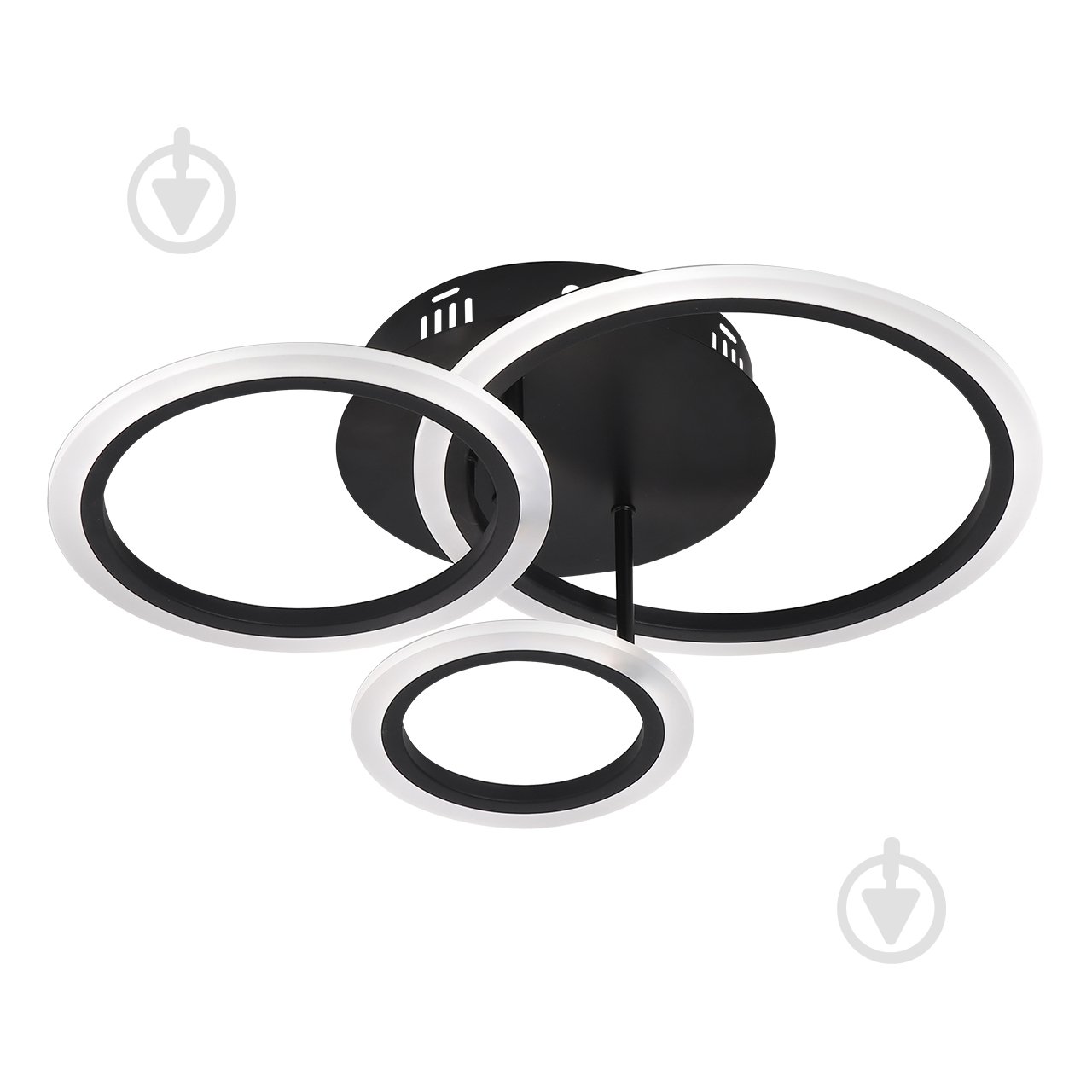 Люстра потолочная Eurolamp 42 Вт LED-модуль черный LED-LR-42-M22(black) - фото 2