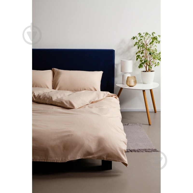 Комплект постельного белья Mousse евро кремовый SoundSleep - фото 1 Комплект постельного белья Mousse евро кремовый SoundSleep - фото 1