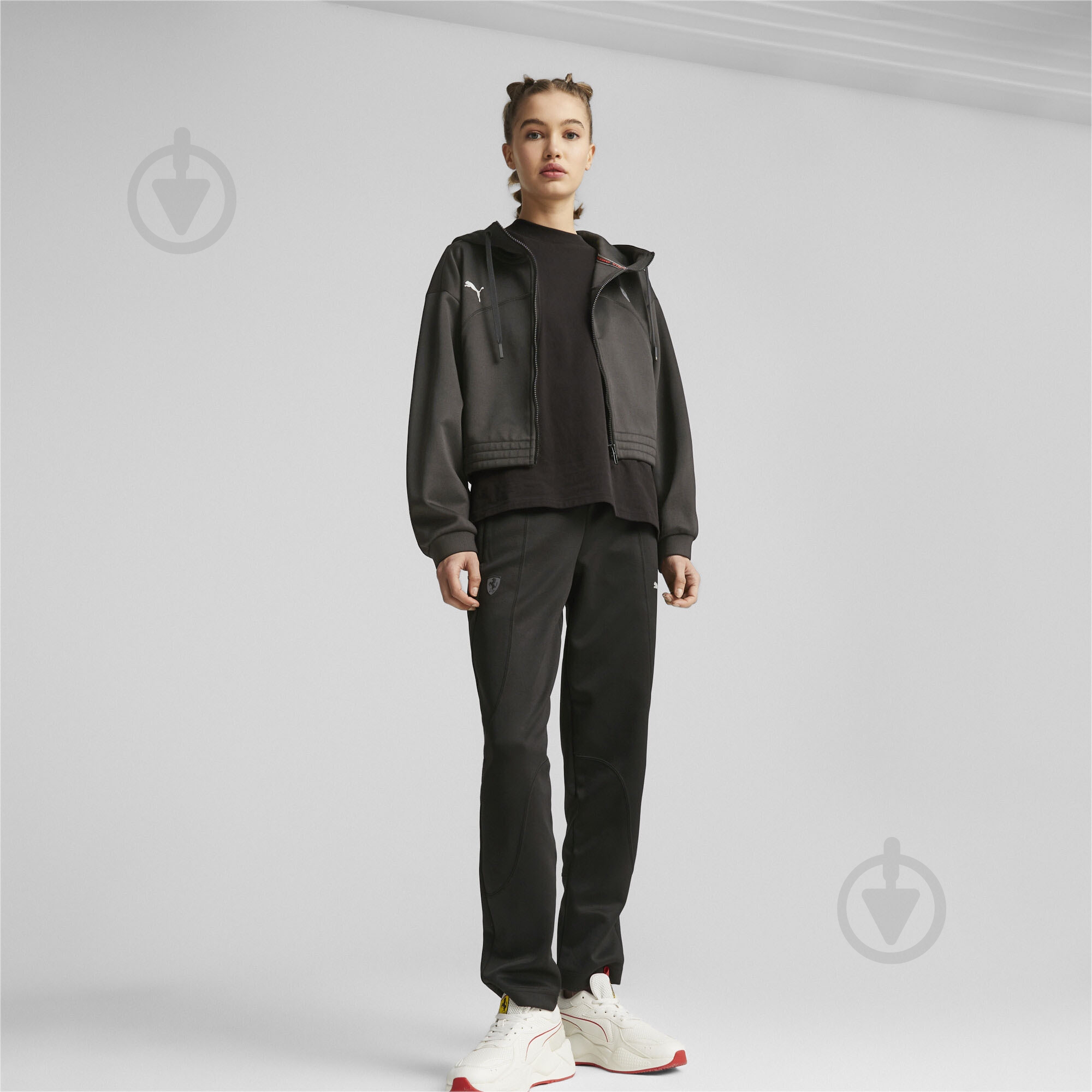 Джемпер Puma FERRARI STYLE HDD SWEAT JACKET WMN 62099201 р.S черный - фото 5 Джемпер Puma FERRARI STYLE HDD SWEAT JACKET WMN 62099201 р.S черный - фото 5
