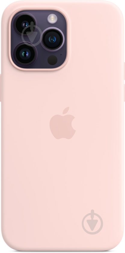 Чохол Apple Silicone Case with MagSafe для iPhone 14 Pro Max chalk pink (MPTT3ZM/A) - фото 1