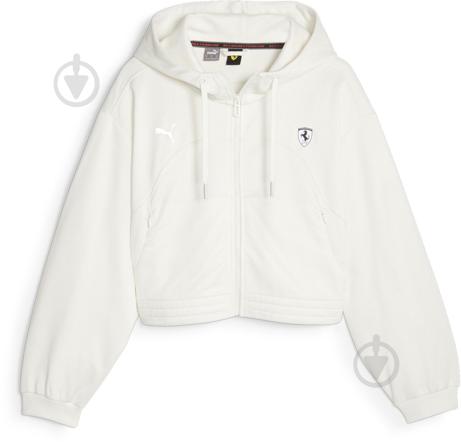 Джемпер Puma FERRARI STYLE HDD SWEAT JACKET WMN 62099205 р.XL бежевый - фото 1