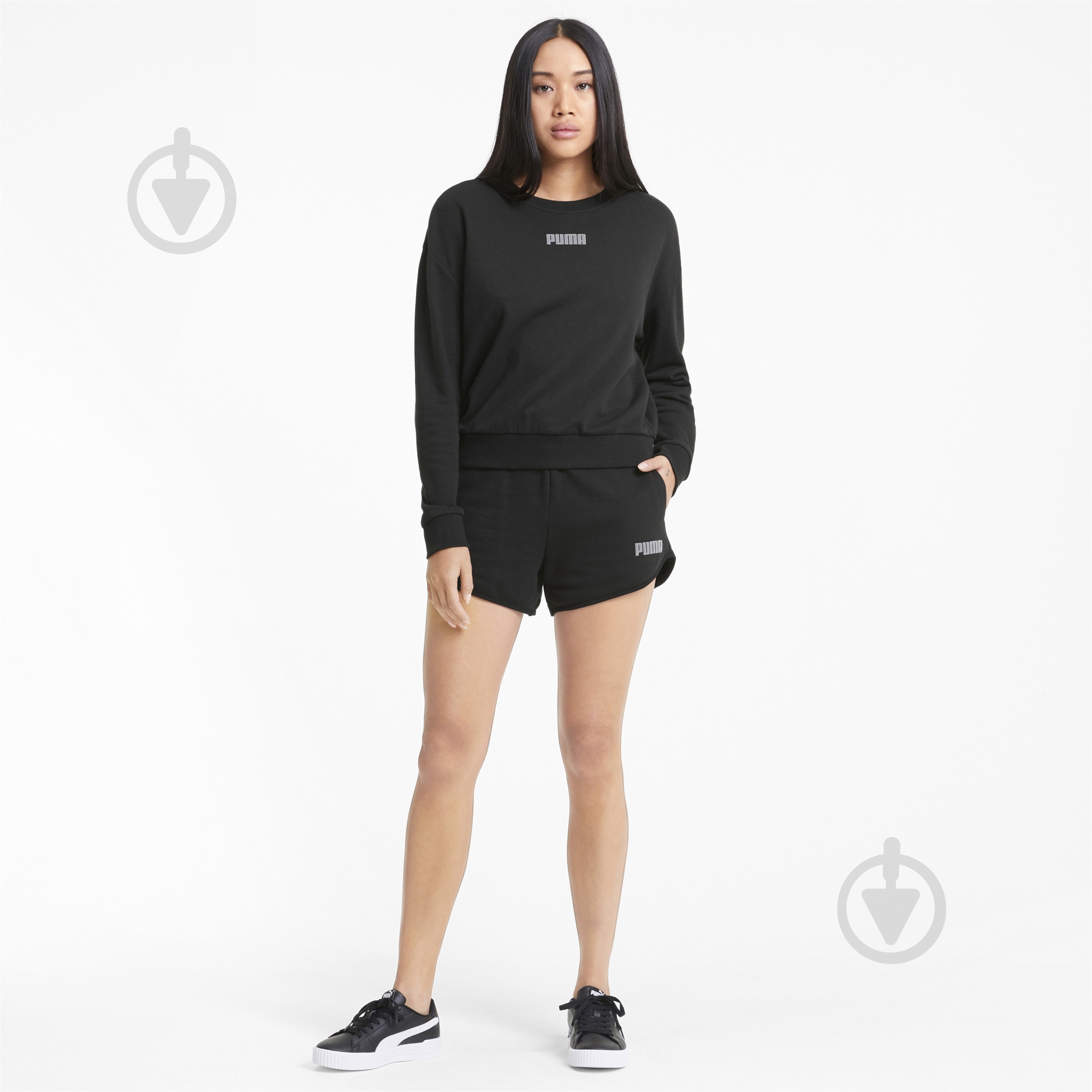 Шорты Puma Modern Basics High Shorts 58593601 р. XS черный - фото 5
