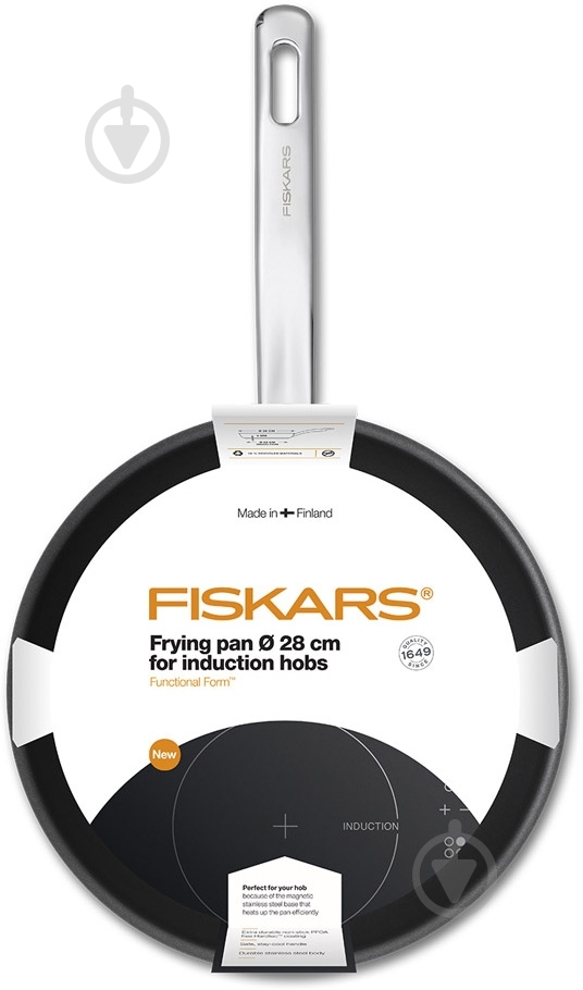 Сковорода Fiskars Functional Form Induction 28 см 1015317 - фото 3 Сковорода Fiskars Functional Form Induction 28 см 1015317 - фото 3