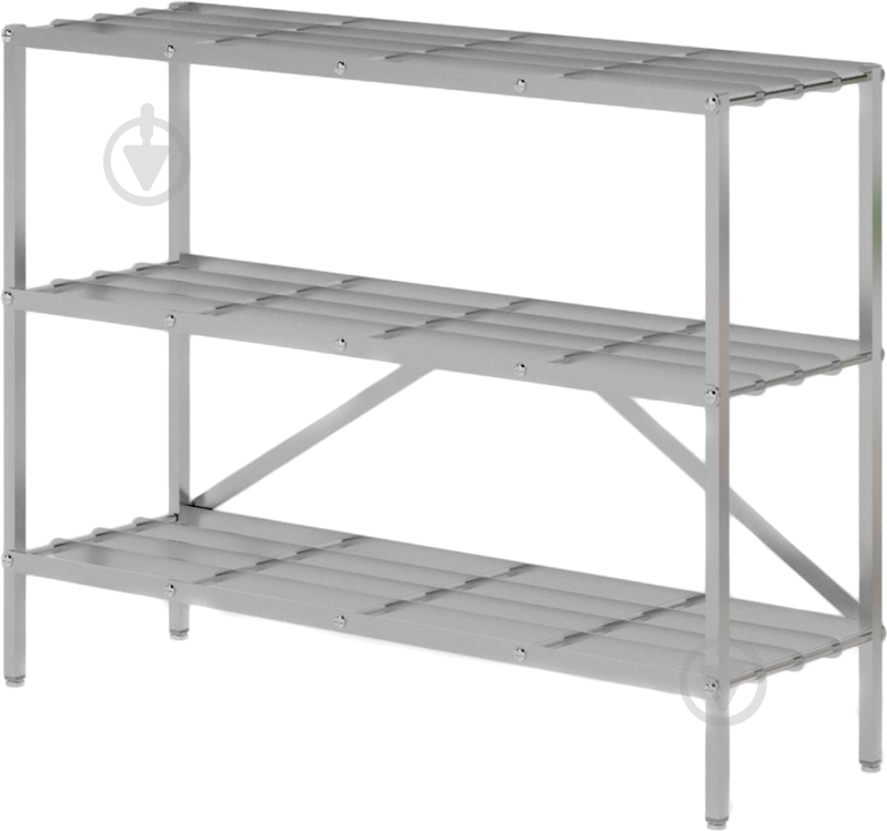 Подставка для обуви Aluint AS 1-02 254x897x645 мм серый (AS1-02) - фото 1