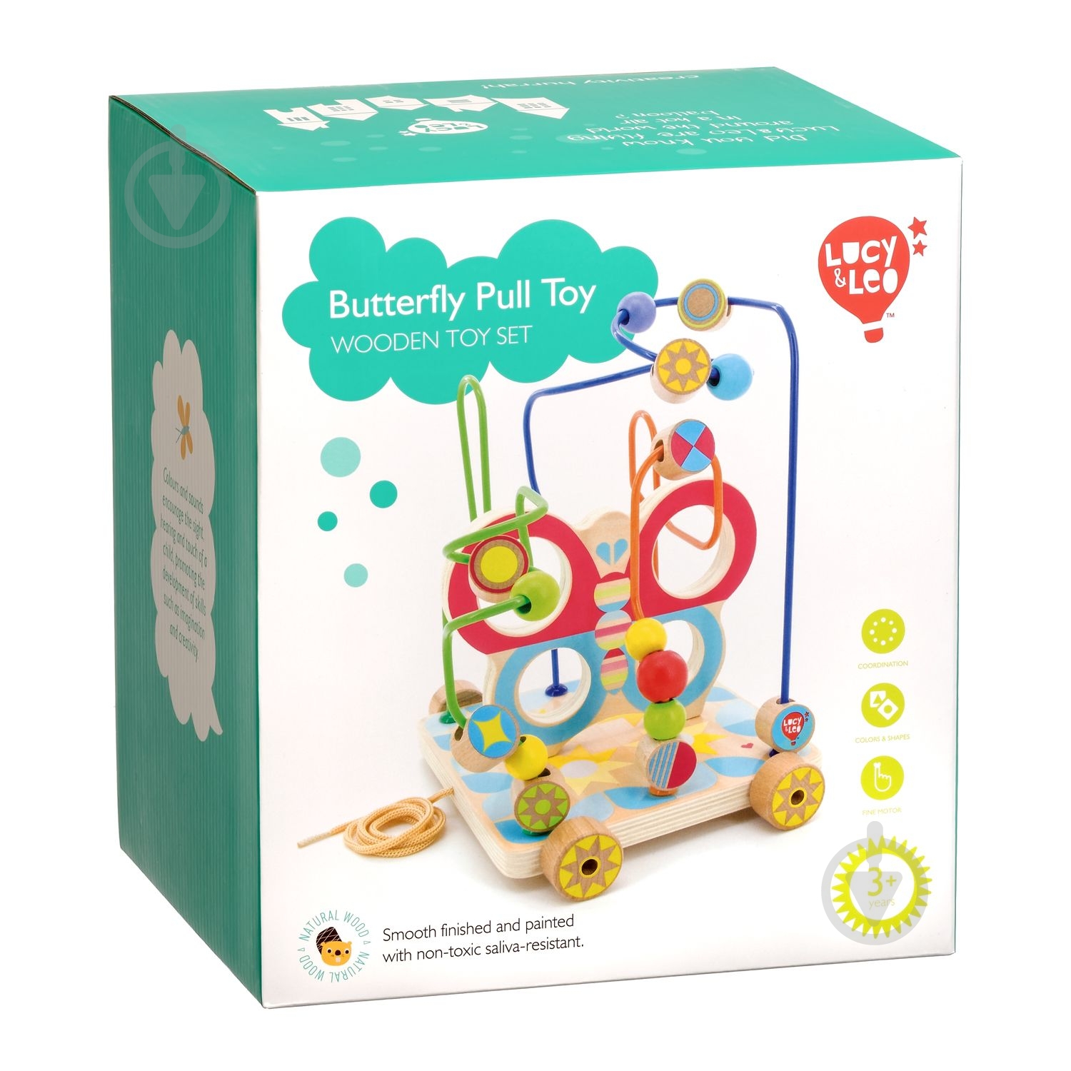 Игрушка-каталка Lucy&Leo Бабочка LL159 - фото 2