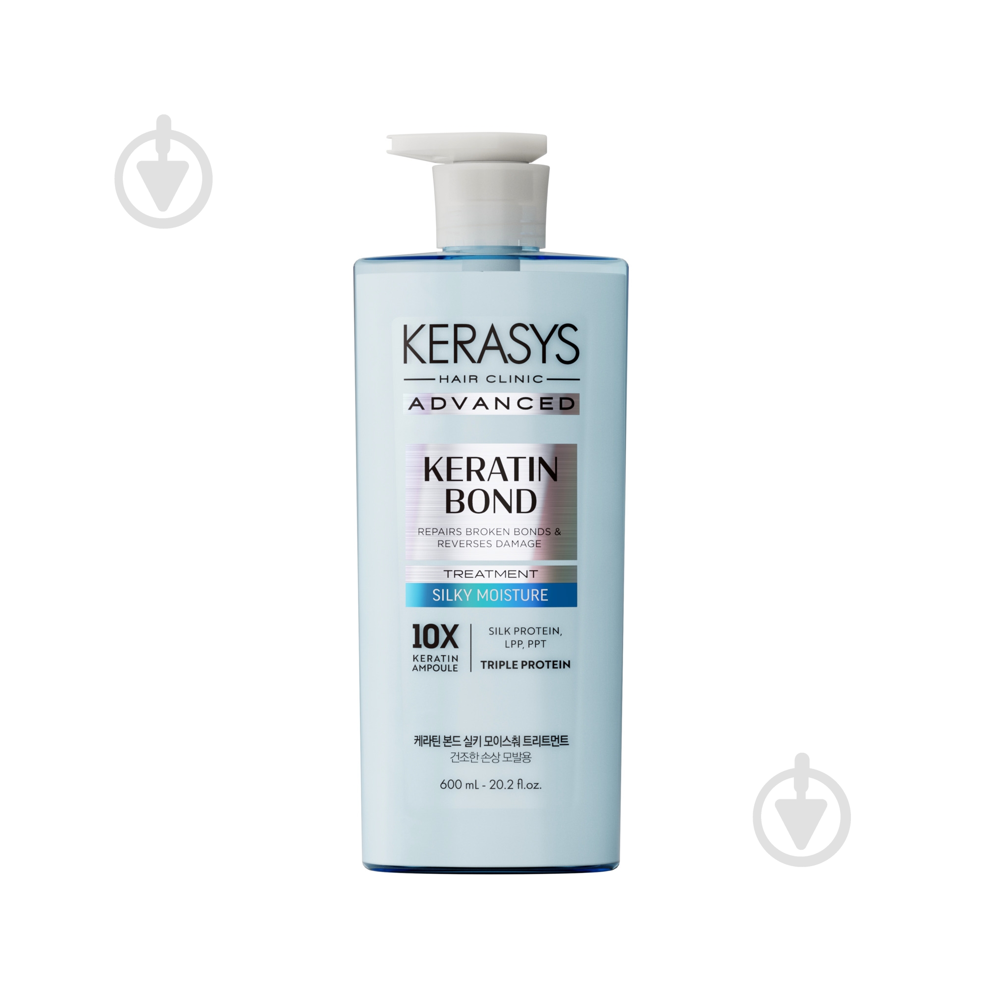 Бальзам KERASYS Advanced Keratin Bond Silky Moisture 600 мл - фото 1