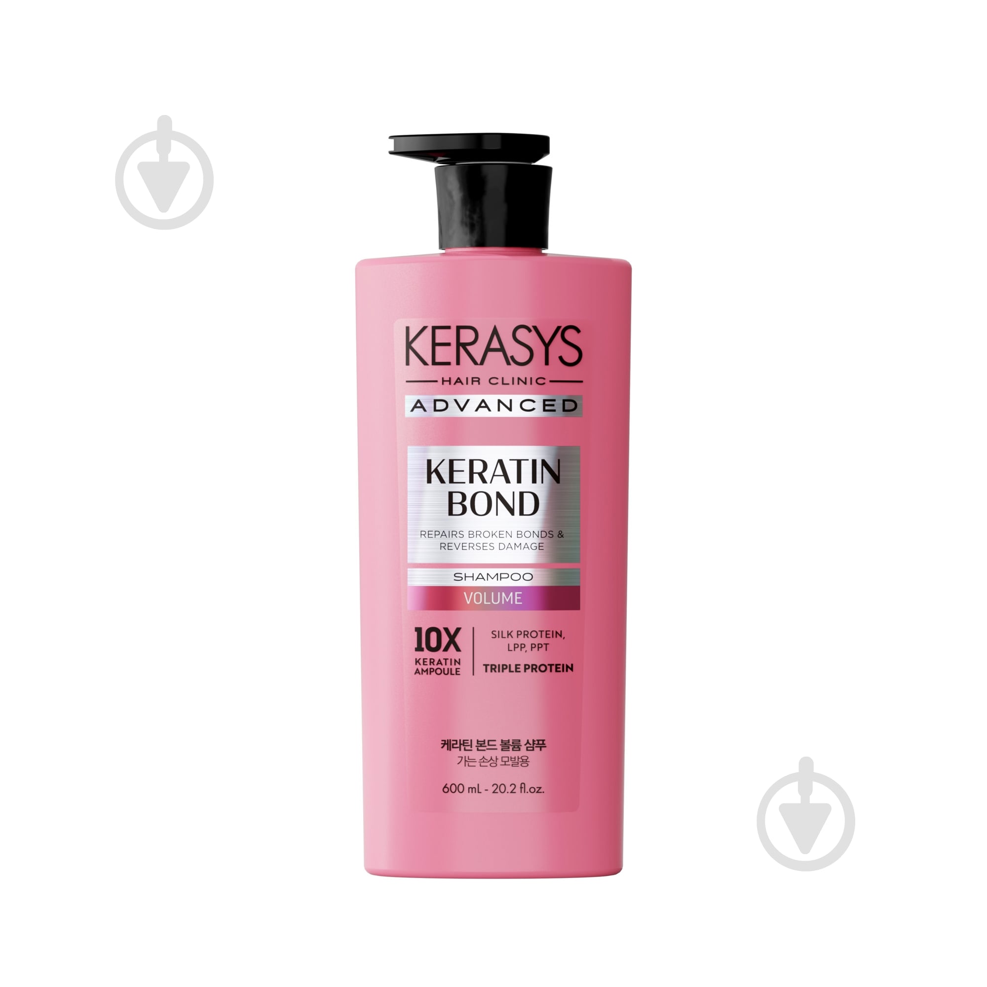 Шампунь KERASYS Advanced Keratin Bond Volume додатковий об'єм 600 мл - фото 1