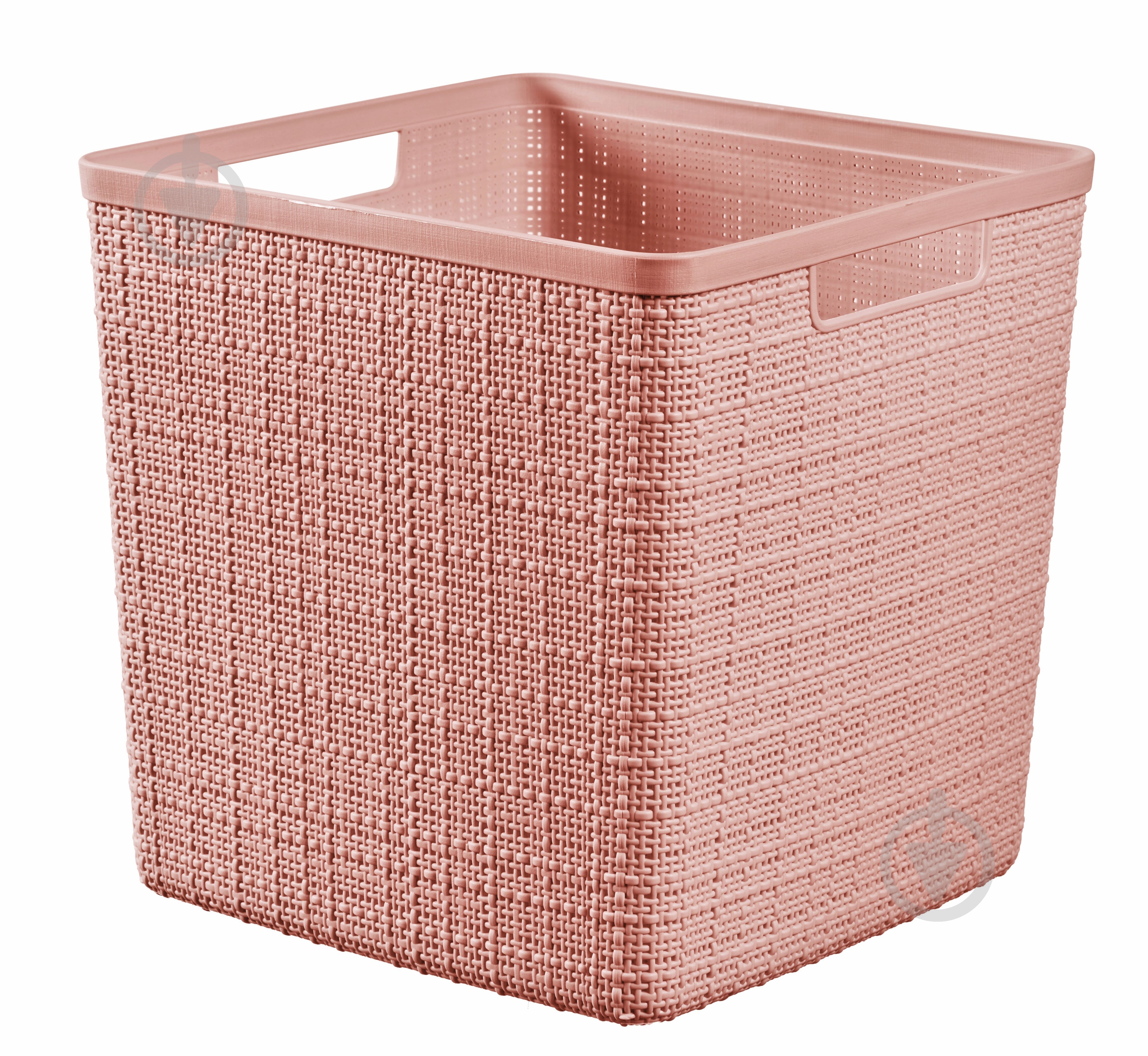 Ящик для зберігання Curver 255196 рожевий Jute 270x280x280 мм - фото 1