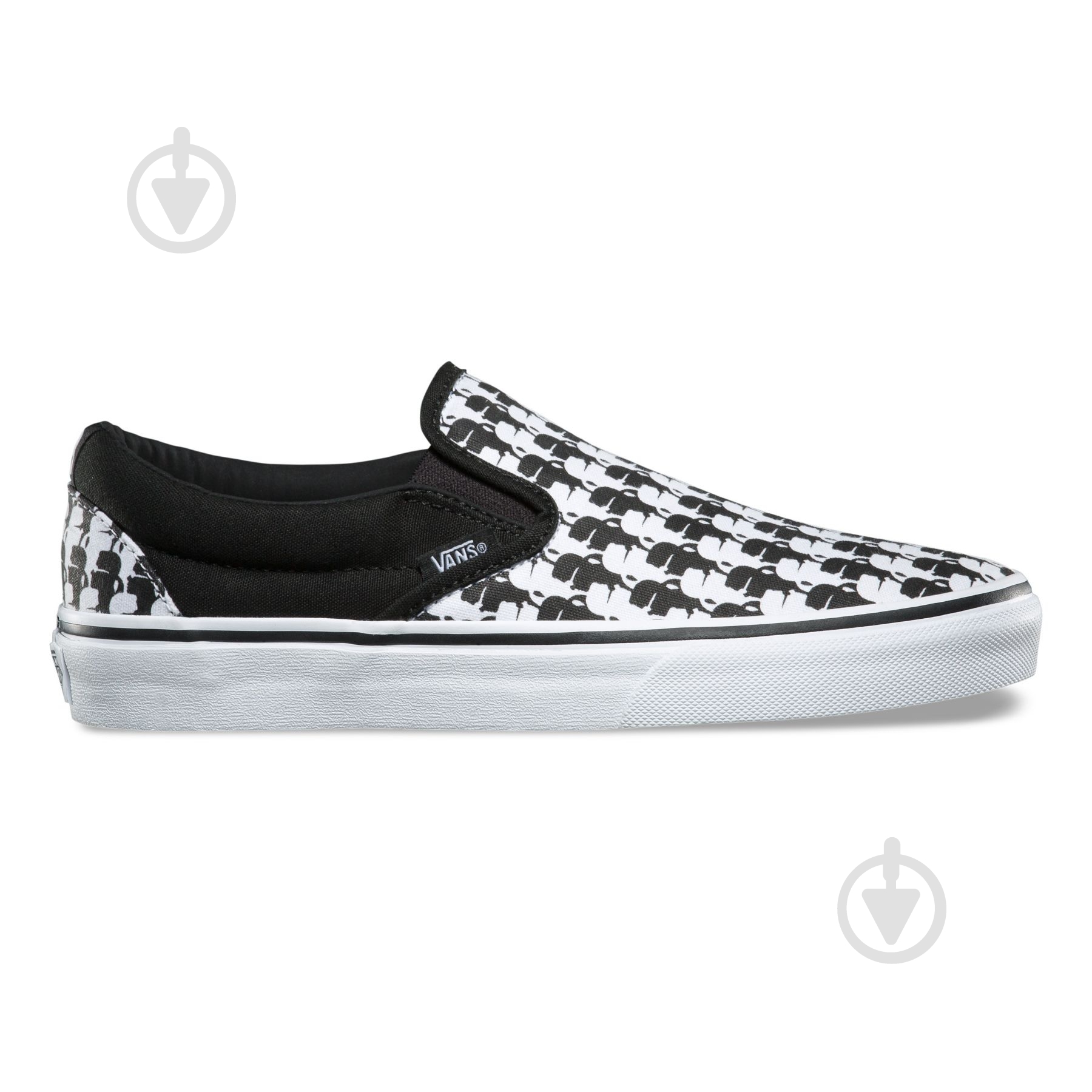 Кеды Vans UA CLASSIC SLIP-ON (KARL LAGER VA38F7OEK р.36,5 белый - фото 1