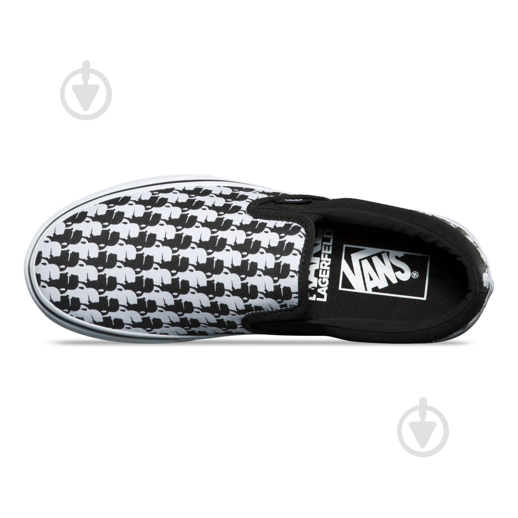 Кеды Vans UA CLASSIC SLIP-ON (KARL LAGER VA38F7OEK р.36,5 белый - фото 2