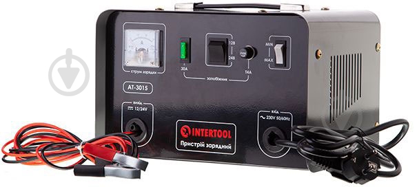 Зарядное устройство Intertool AT-3015 30 А 400 А/год (051340989) - фото 1 Зарядное устройство Intertool AT-3015 30 А 400 А/год (051340989) - фото 1