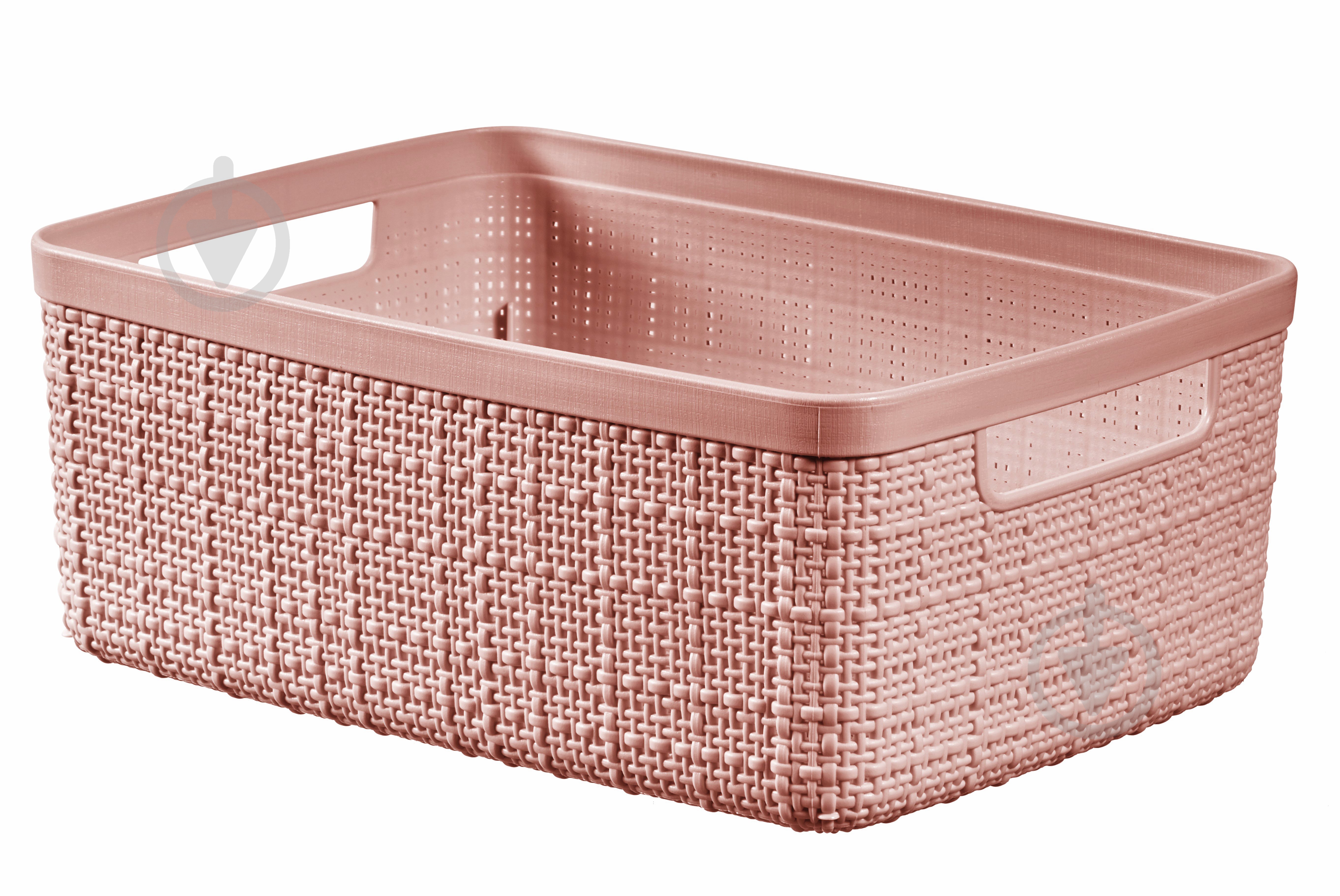 Кошик для зберігання Curver 255192 рожевий Jute 110x270x200 мм - фото 1