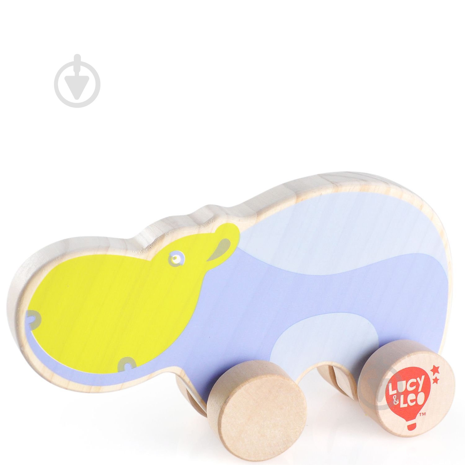 Игрушка-каталка Lucy&Leo Бегемот LL122 - фото 1