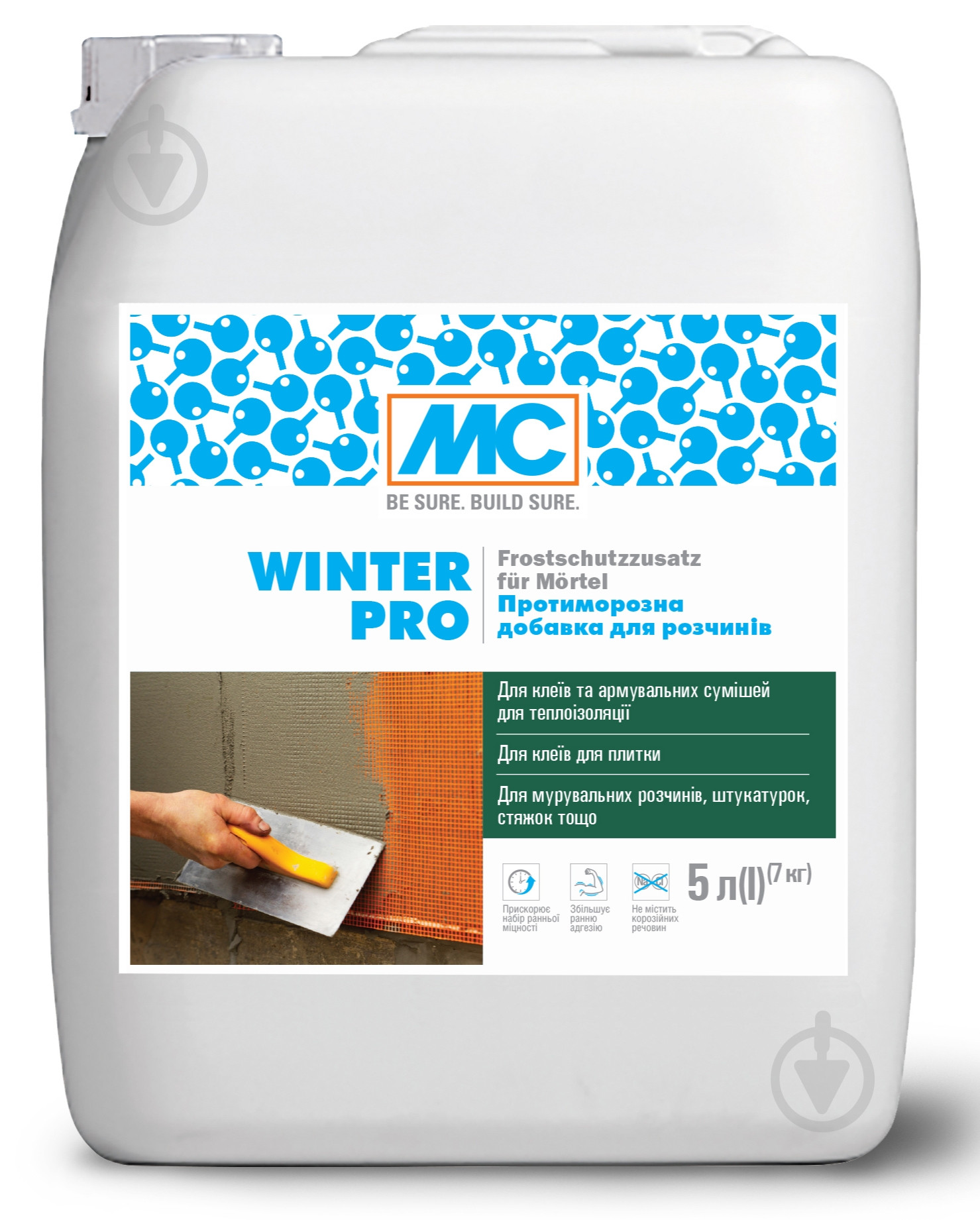 Протиморозна добавка MC-Bauchemie для розчинів Winter Pro 5 л - фото 1