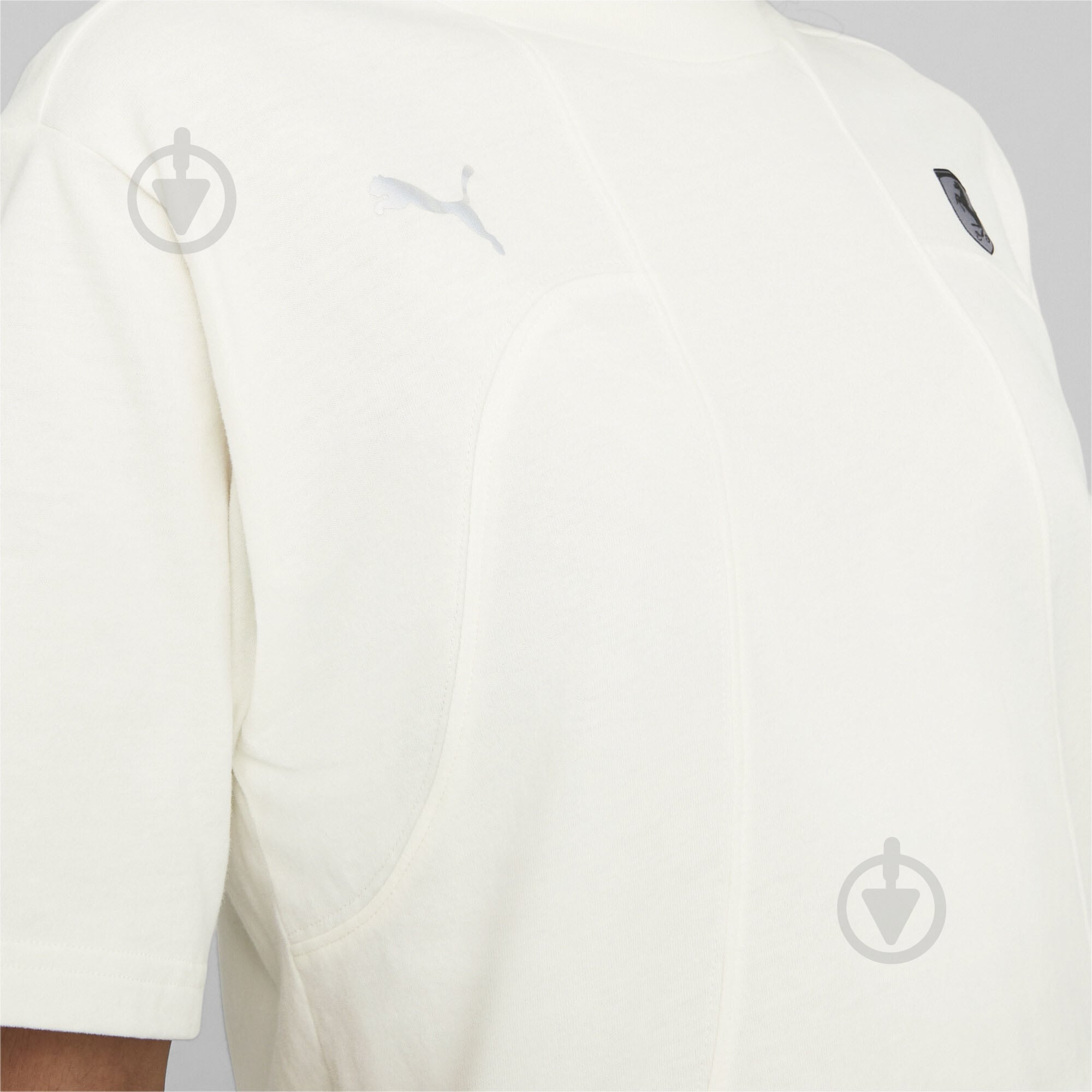 Футболка Puma FERRARI STYLE TEE WMN 62099405 р.M бежевый - фото 4 Футболка Puma FERRARI STYLE TEE WMN 62099405 р.M бежевый - фото 4