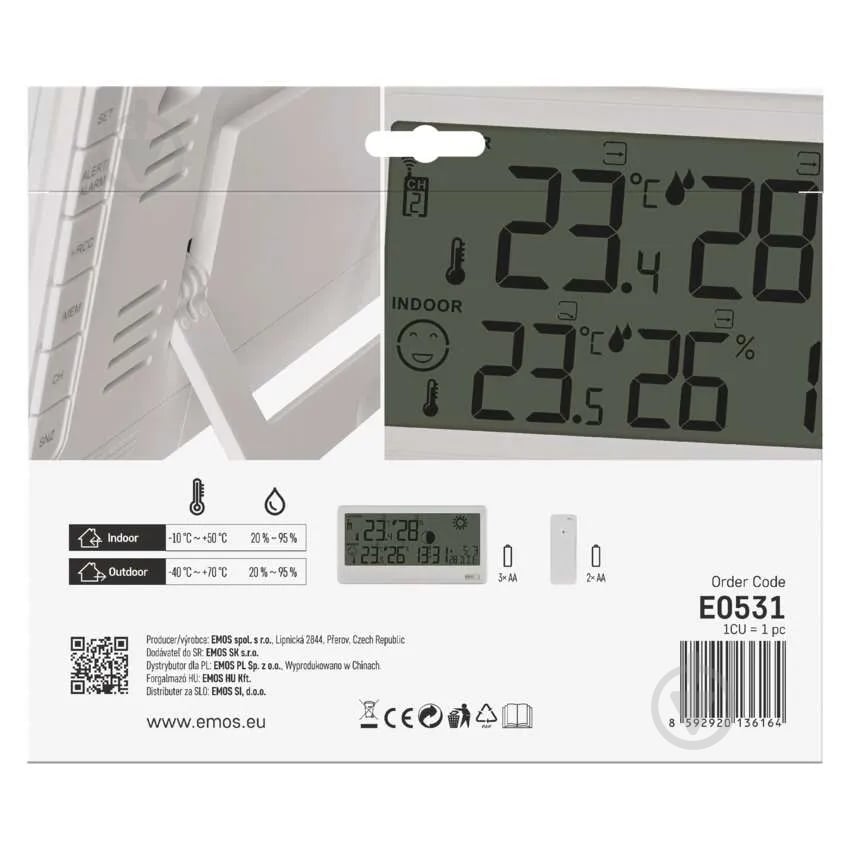 Метеостанция Emos E0531 беспроводная цифровая - фото 12