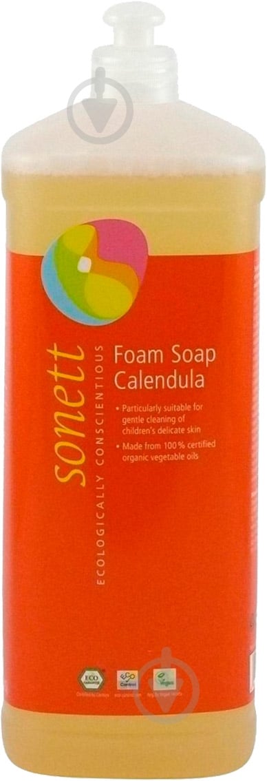 Мыло детское Sonett органическое Календула (концентрат) 1000 мл - фото 1