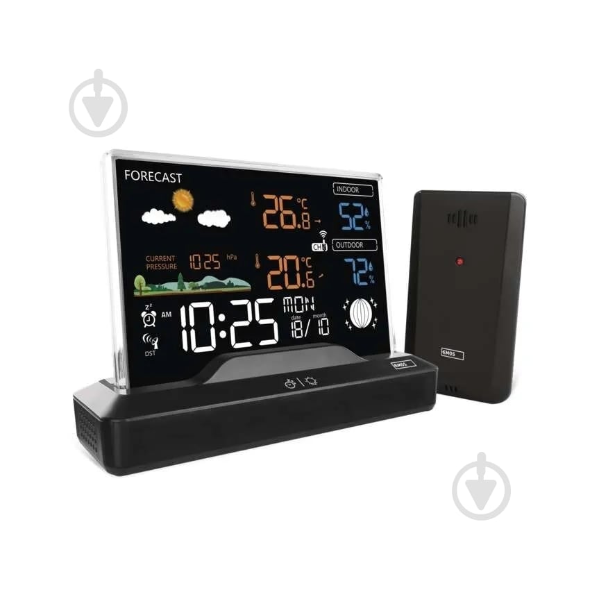 Метеостанция Emos E8620 беспроводная цифровая - фото 1