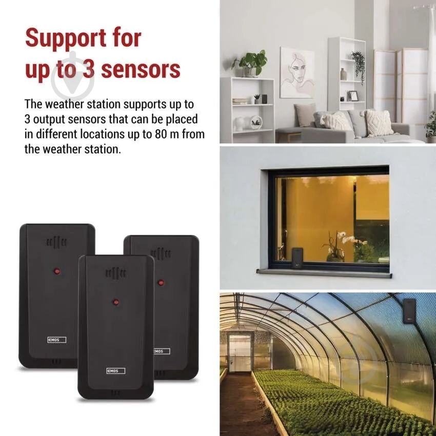Метеостанция Emos E8620 беспроводная цифровая - фото 6
