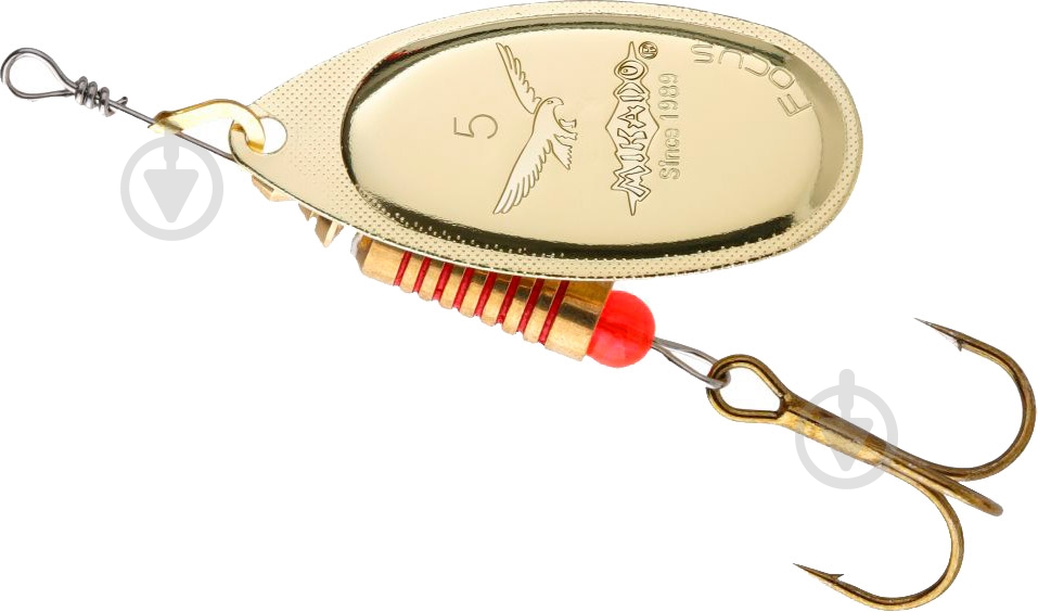 Блесна Mikado Focus № 3 6 г gold/00 - фото 2