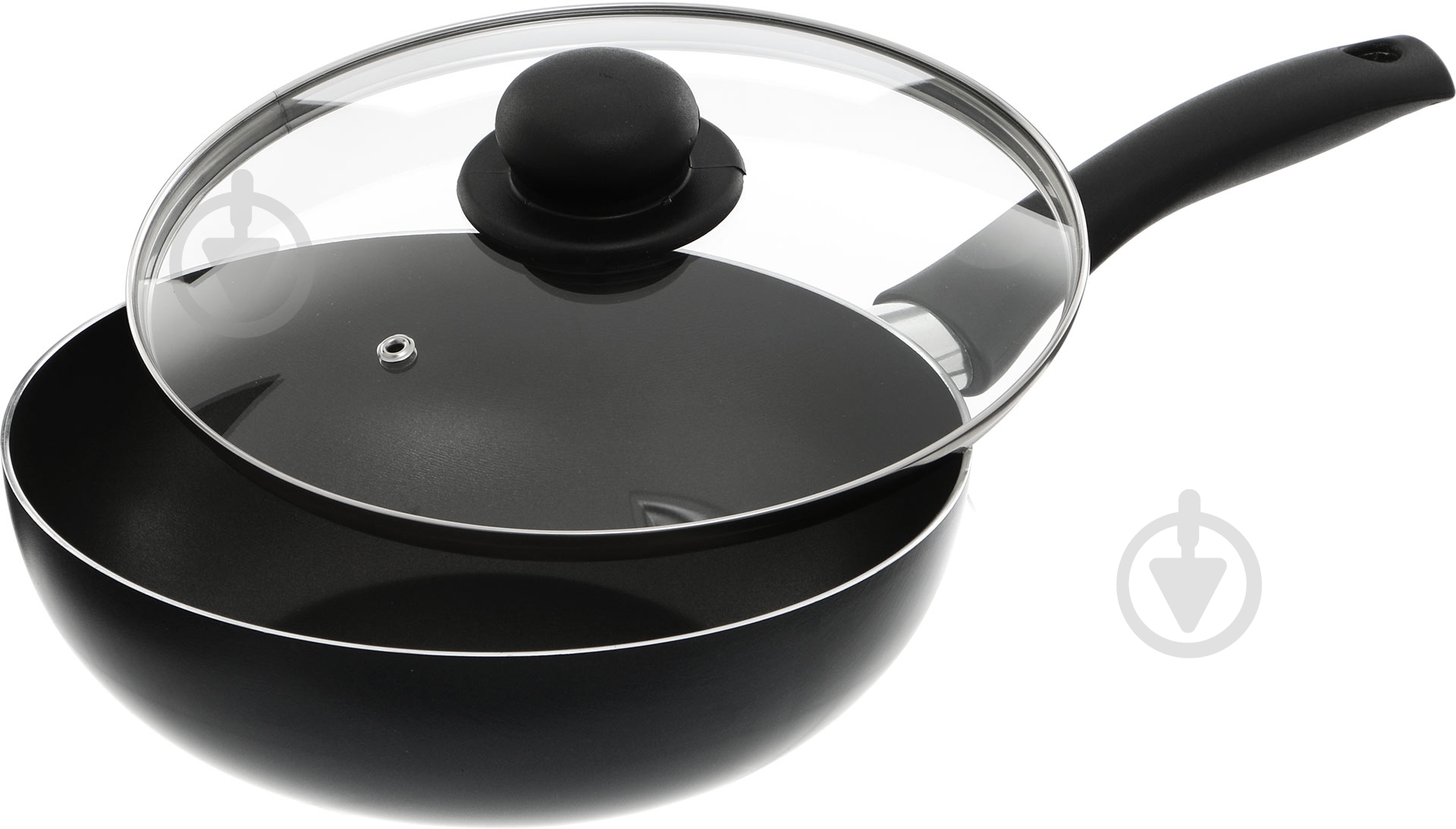 Сковорода wok Domo Blue Iris 24 см H-73WK24 - фото 2