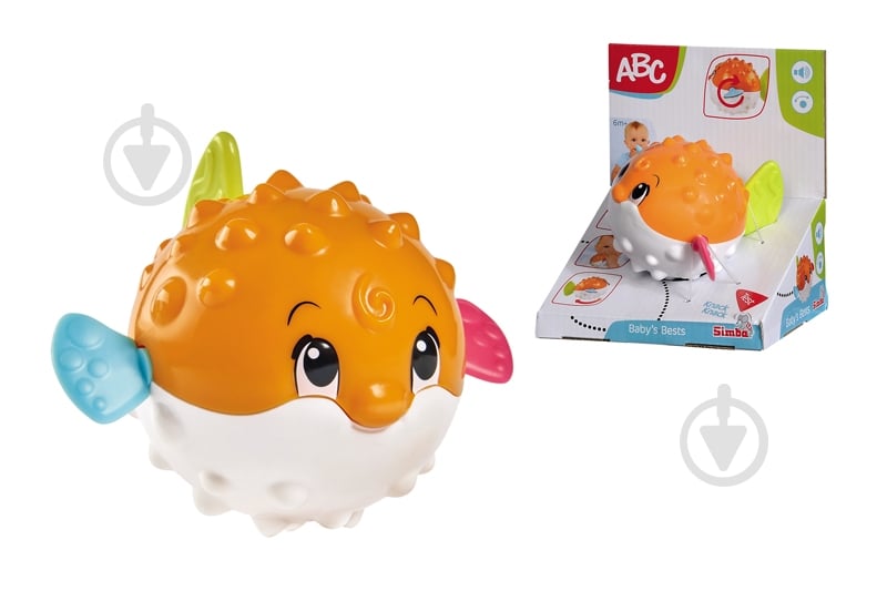 Брязкальце-прорізувач для зубів Simba Рибка 14 см - фото 1